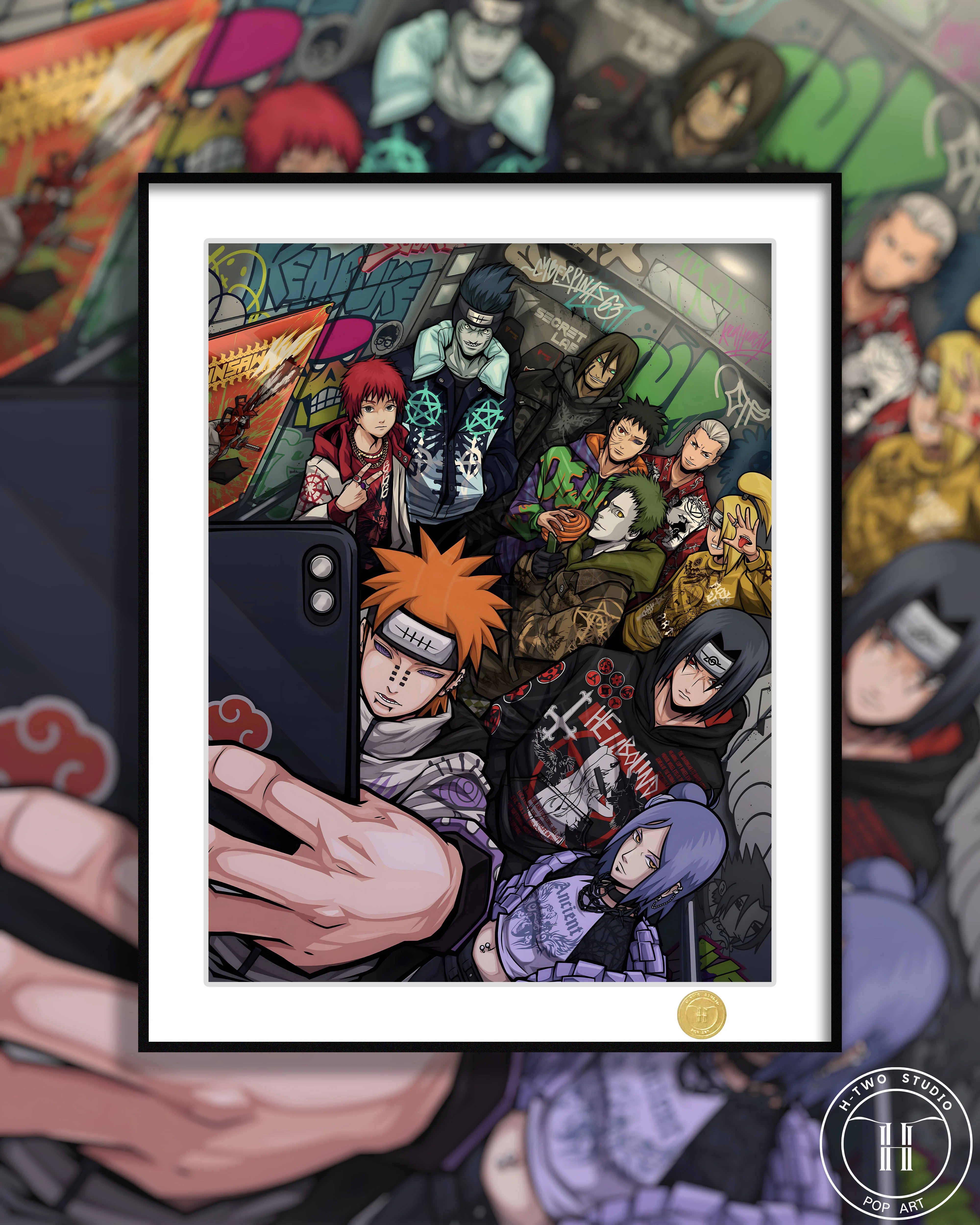 【Pre-sale】Decorative Painting of Hip Hop Akatsuki Group-H2 Studio