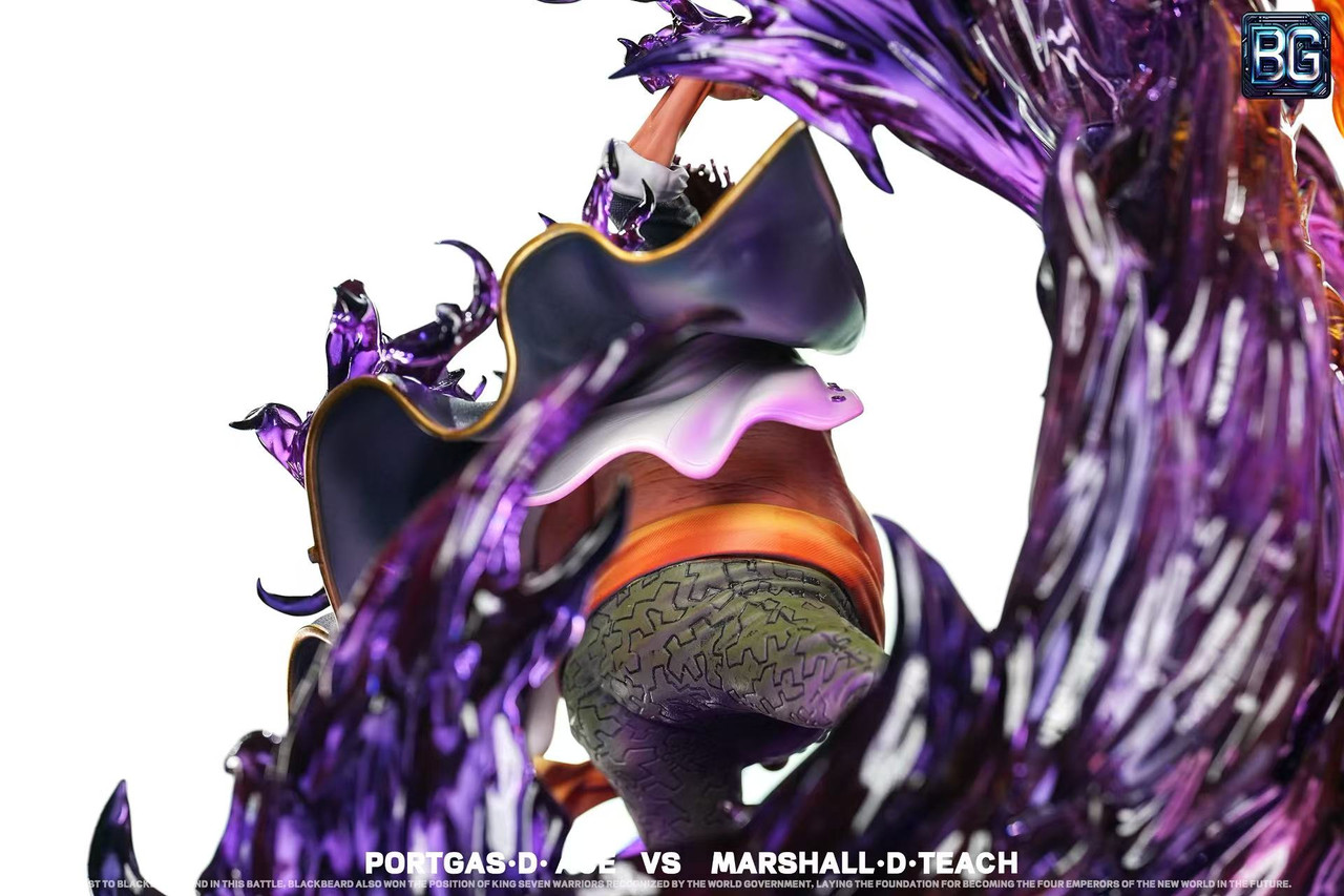 【Pre-sale】1/6 and POP Scale Ace VS Marshall·D·Teach with LED-Badge Studio