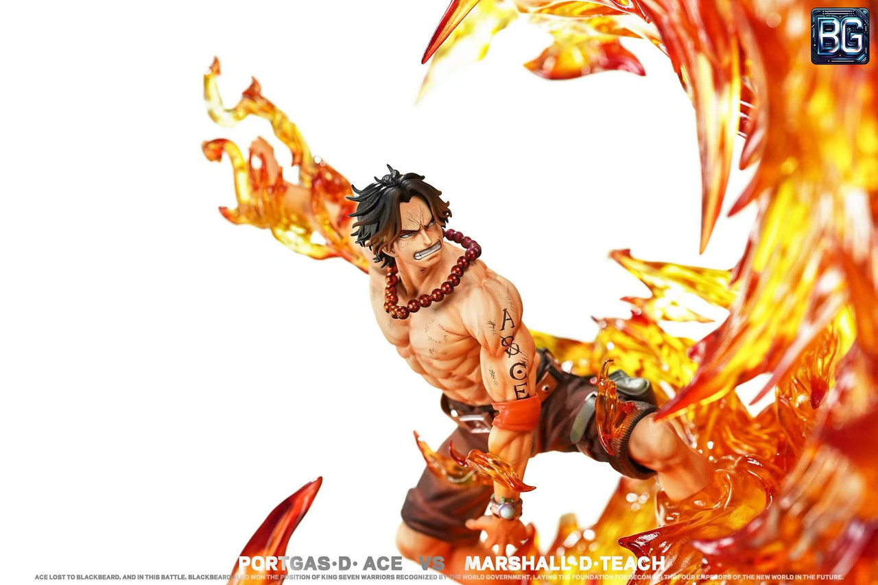 【Pre-sale】1/6 and POP Scale Ace VS Marshall·D·Teach with LED-Badge Studio