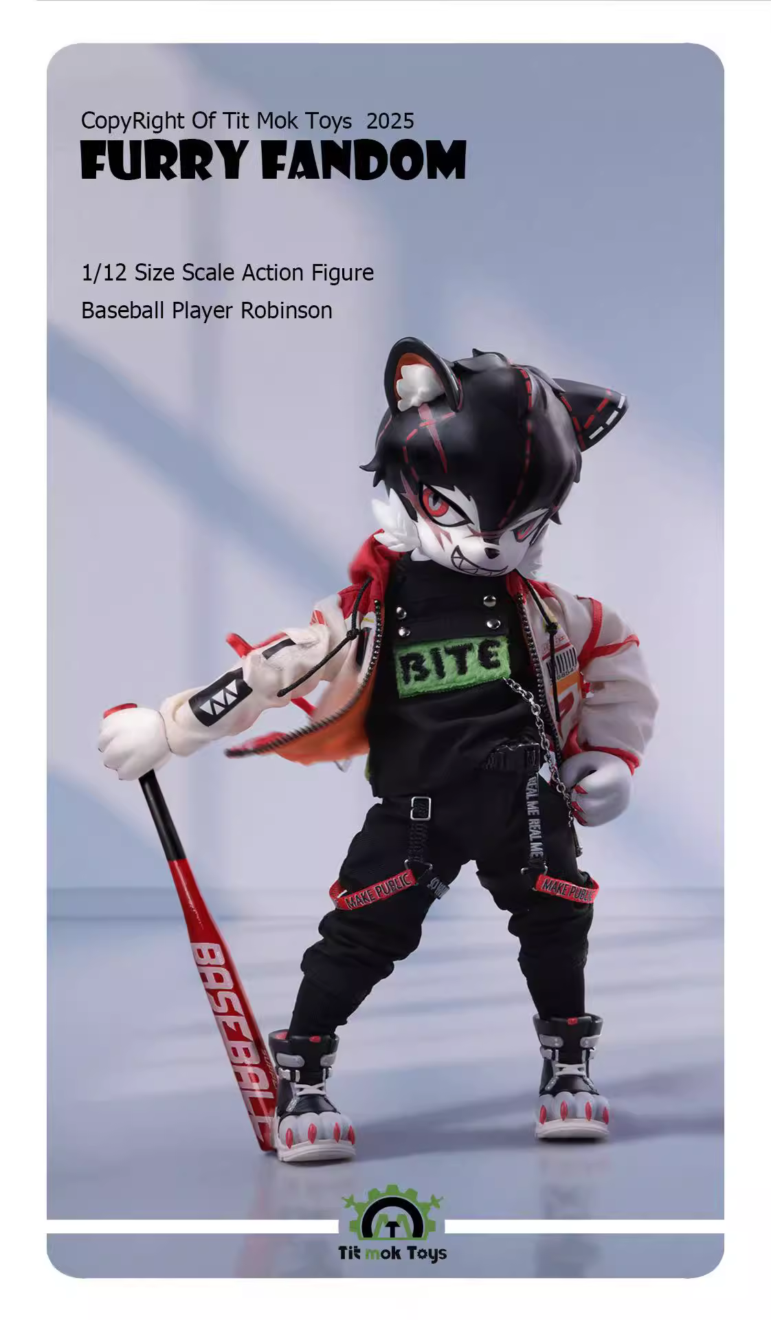 【Pre-sale】1/12 Scale Baseball Player Robinson-Other series-Tit Mok Toys Studio