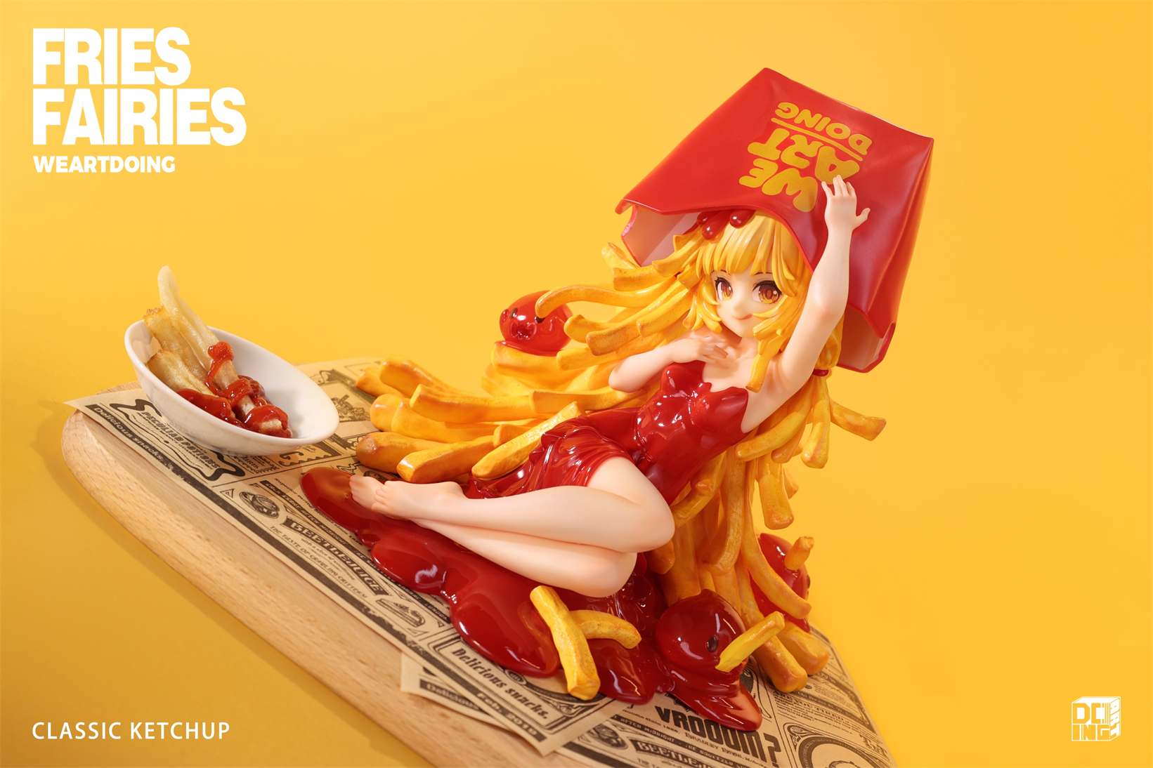【Pre-sale】Sleeping Beauty-Fries Fairies-Classic Ketchup and Wasabi-Other series-WeArtDoing Studio