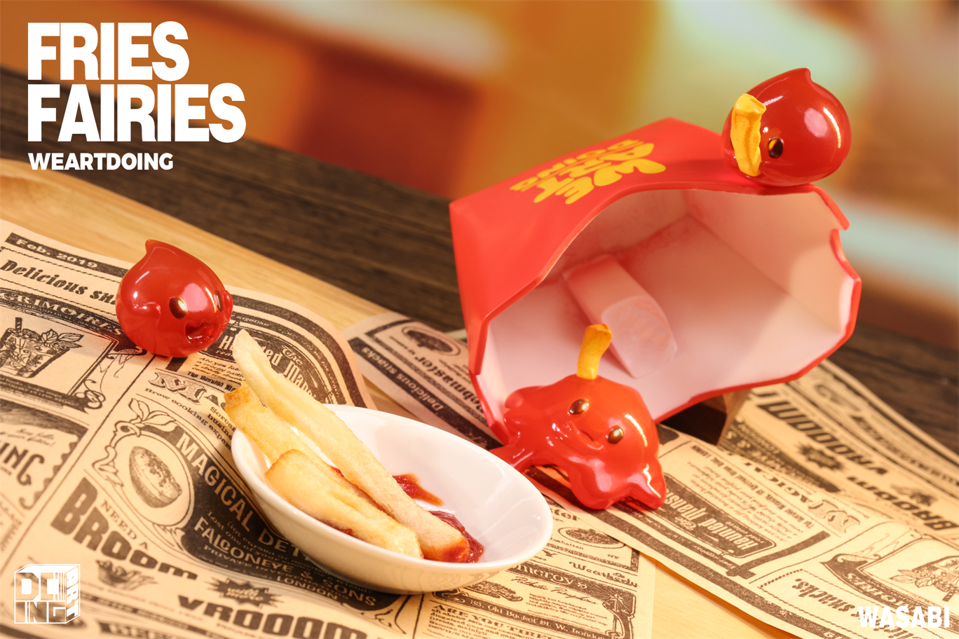 【Pre-sale】Sleeping Beauty-Fries Fairies-Classic Ketchup and Wasabi-Other series-WeArtDoing Studio