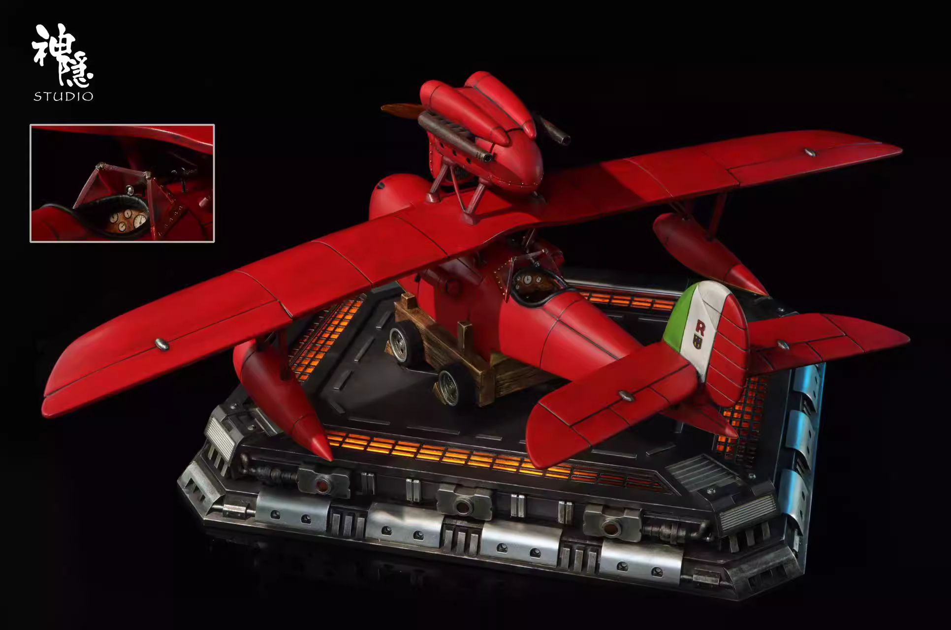 【Pre-sale】Hikoutei Jidai Porco Rosso with LED-Studio Ghibli-ShenYin Studio