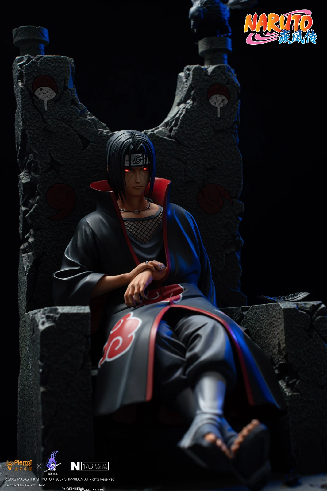 【Pre-sale】1/6 Scale Licensed Itachi Uchiha with LED-Pierrot China x PickStar Studios