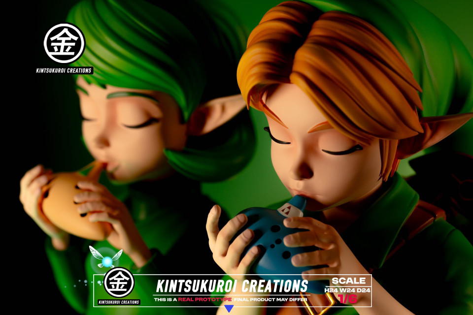【Pre-sale】1/6 Scale LINK and SARIA DIORAMA with LED-The Legend of Zelda-Kintsukuroi Creations Studio