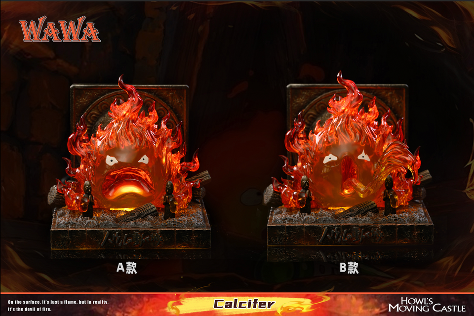 【Pre-sale】Angry Calcifer-Studio Ghibli-WAWA Studio