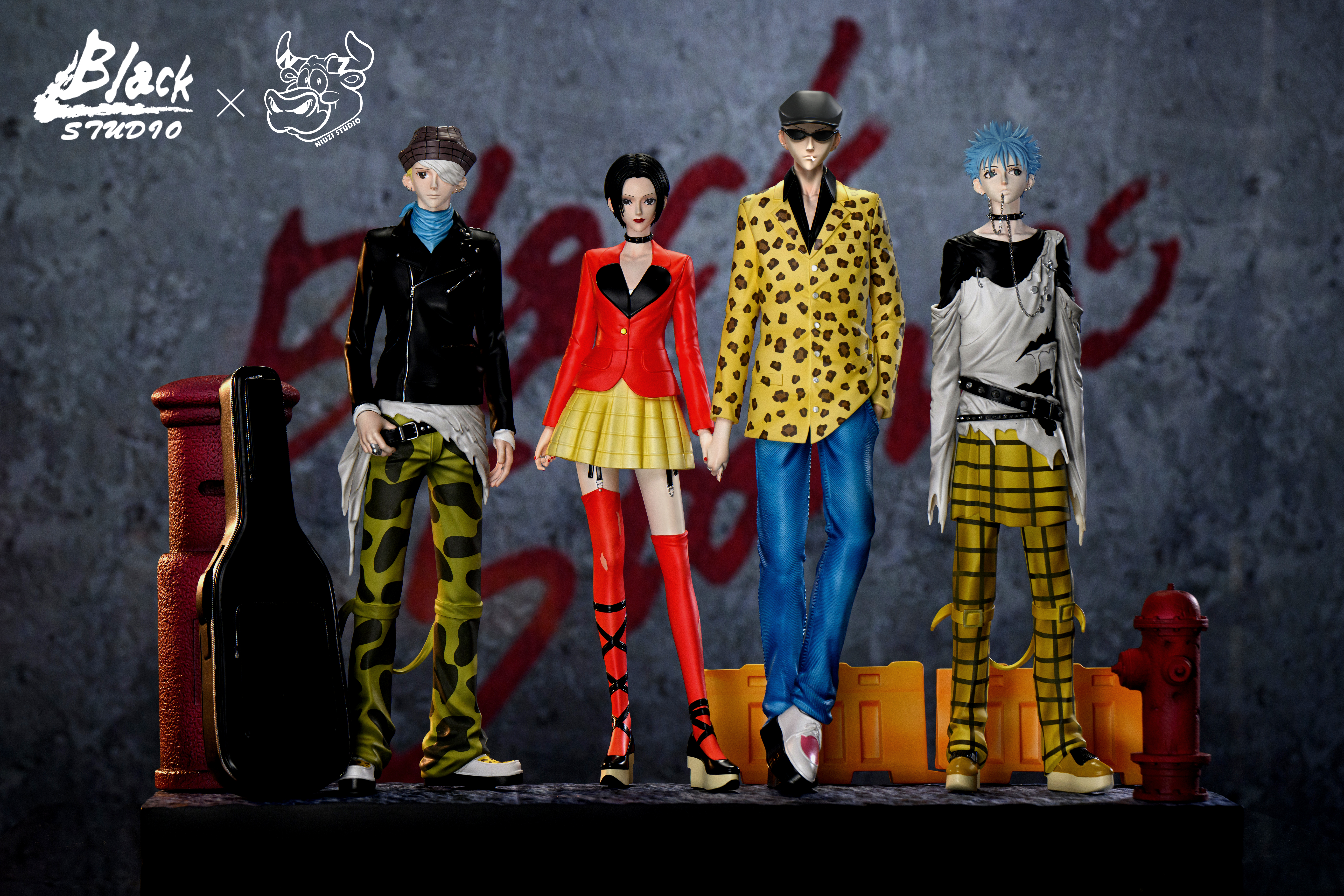 【Pre-sale】BLACK Stone Band Takagi Yasushi, Terashima Nobuo and Okazaki Shinnichi-Nana-BLACK*NIUZI Studios