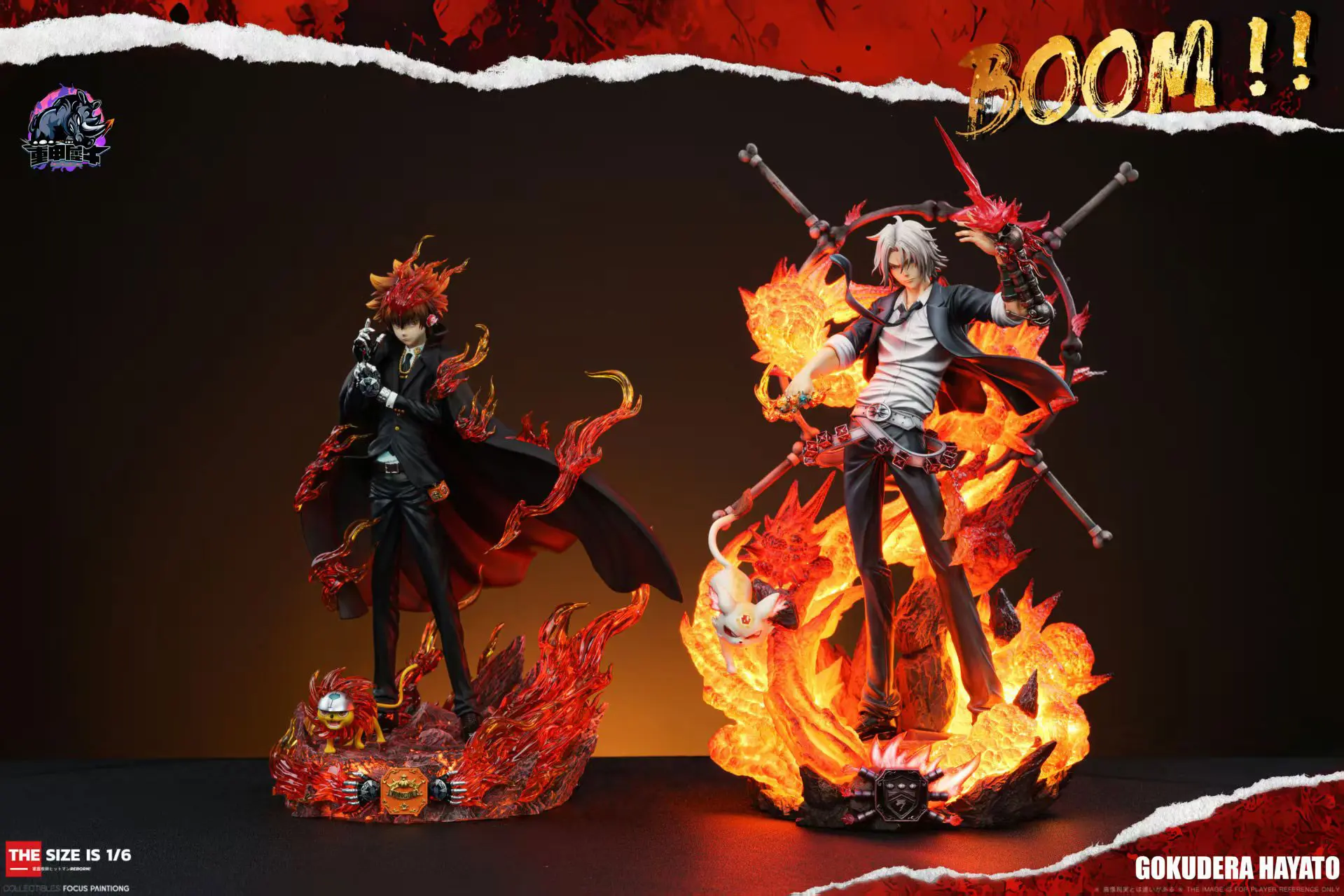 【Sold out】1/6 Scale Hayato Gokudera with LED-HITMAN REBORN!-ZhongJiaXiNiu Studio