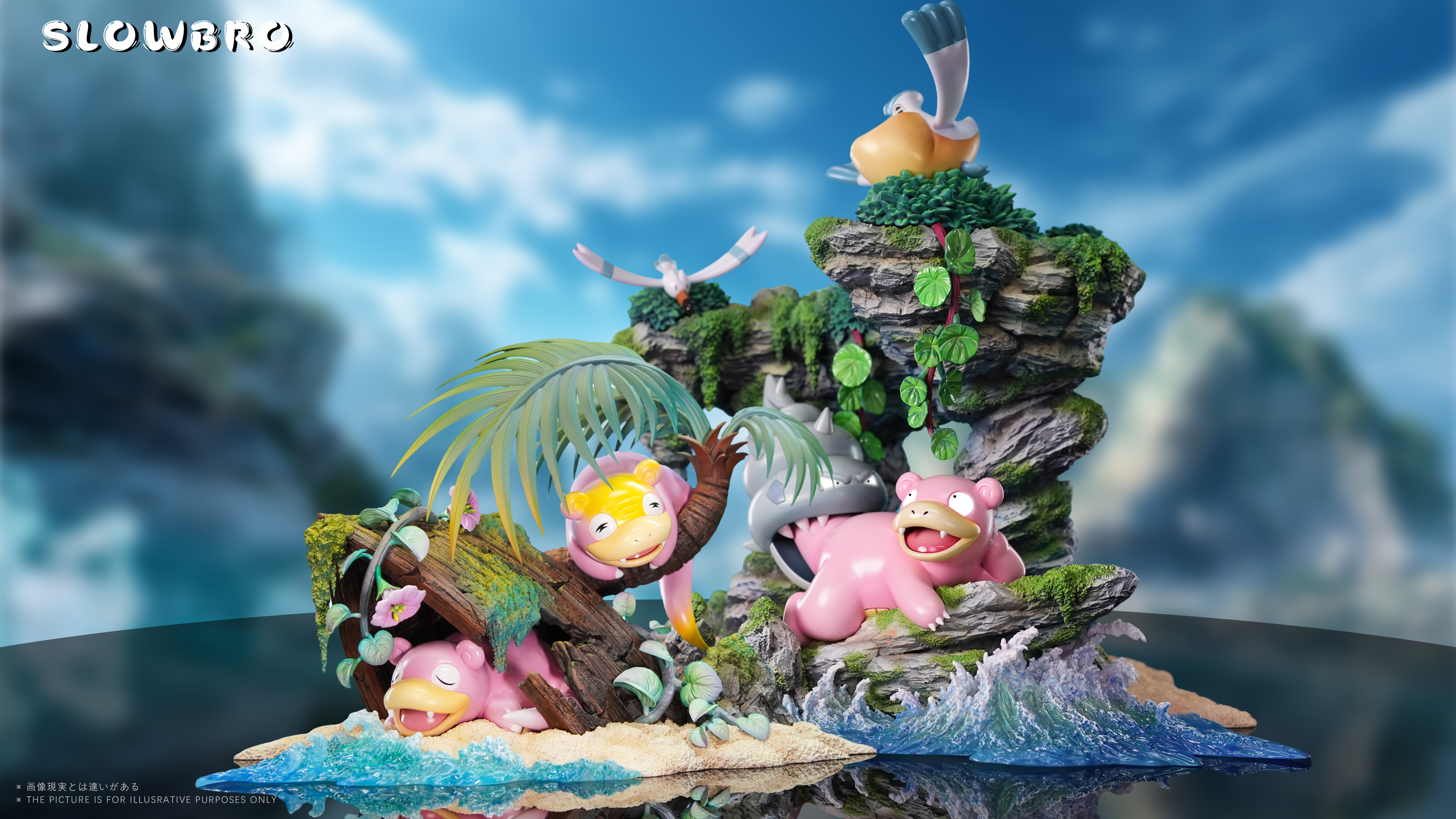 【Pre-sale】Version B Leisurely Slowpoke-Pokemon-Raven Studio