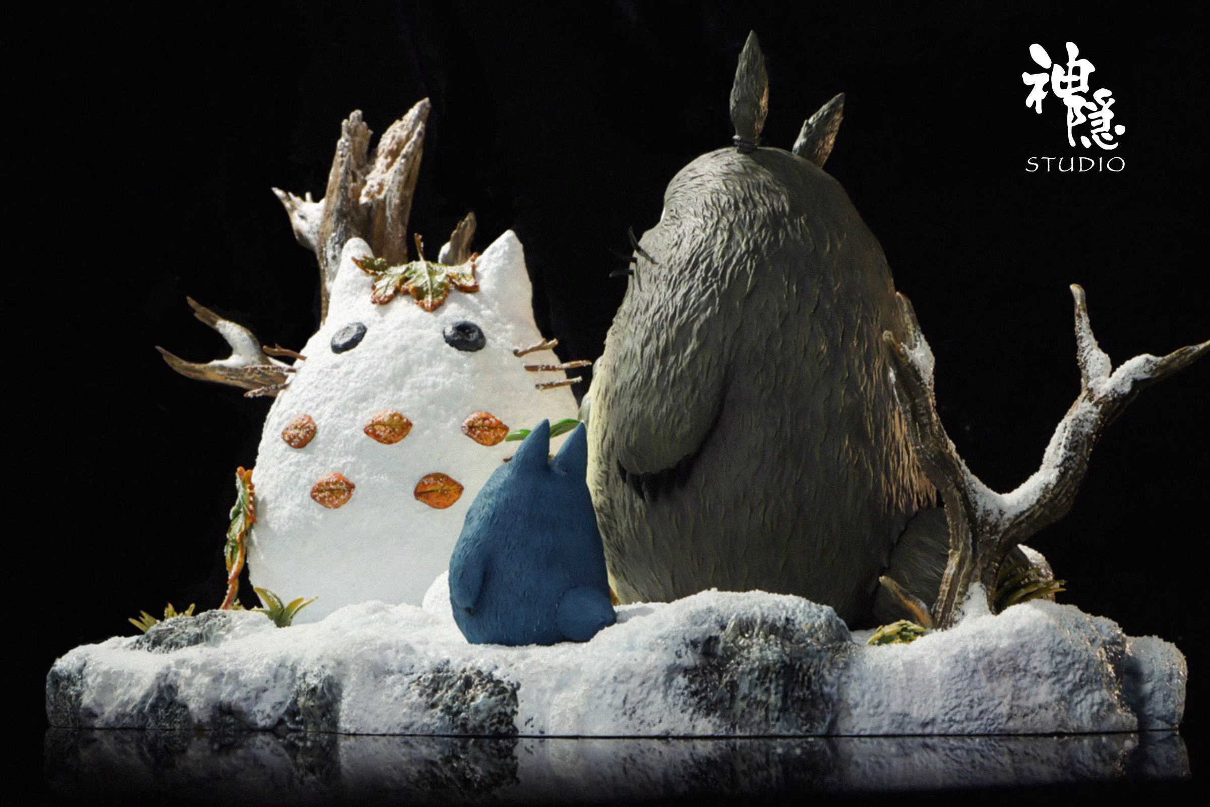 【Pre-sale】1/6 Scale Totoro play in the snowfield-Studio Ghibli-ShenYin Studio