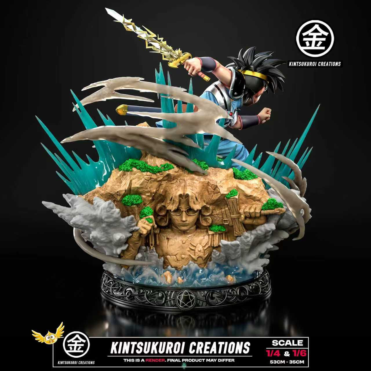 【Pre-sale】1/6 and 1/4 Scale Dragon Quest Adventure of Dai with LED-Other series-Kintsukuroi Creations Studio