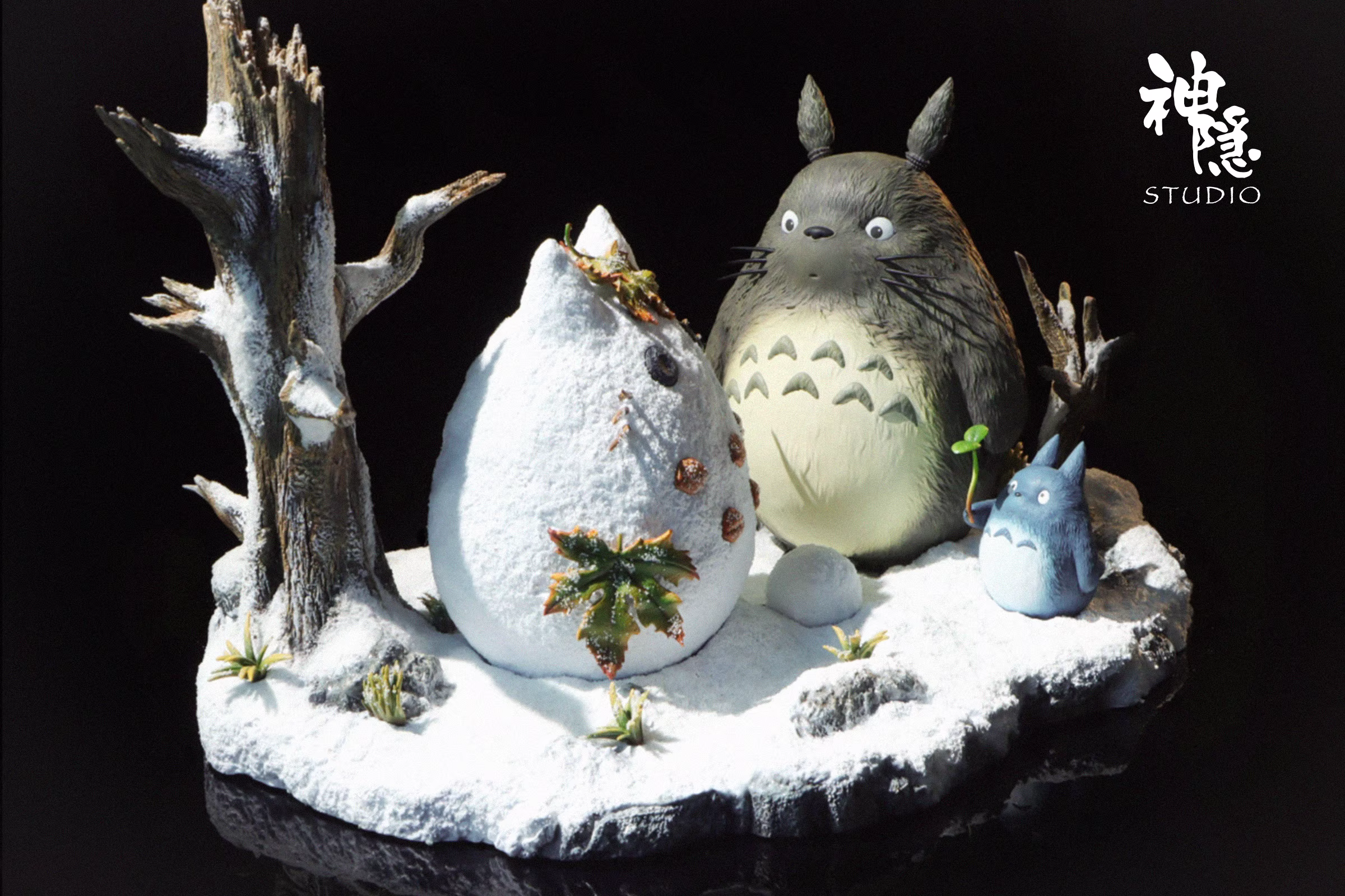 【Pre-sale】1/6 Scale Totoro play in the snowfield-Studio Ghibli-ShenYin Studio