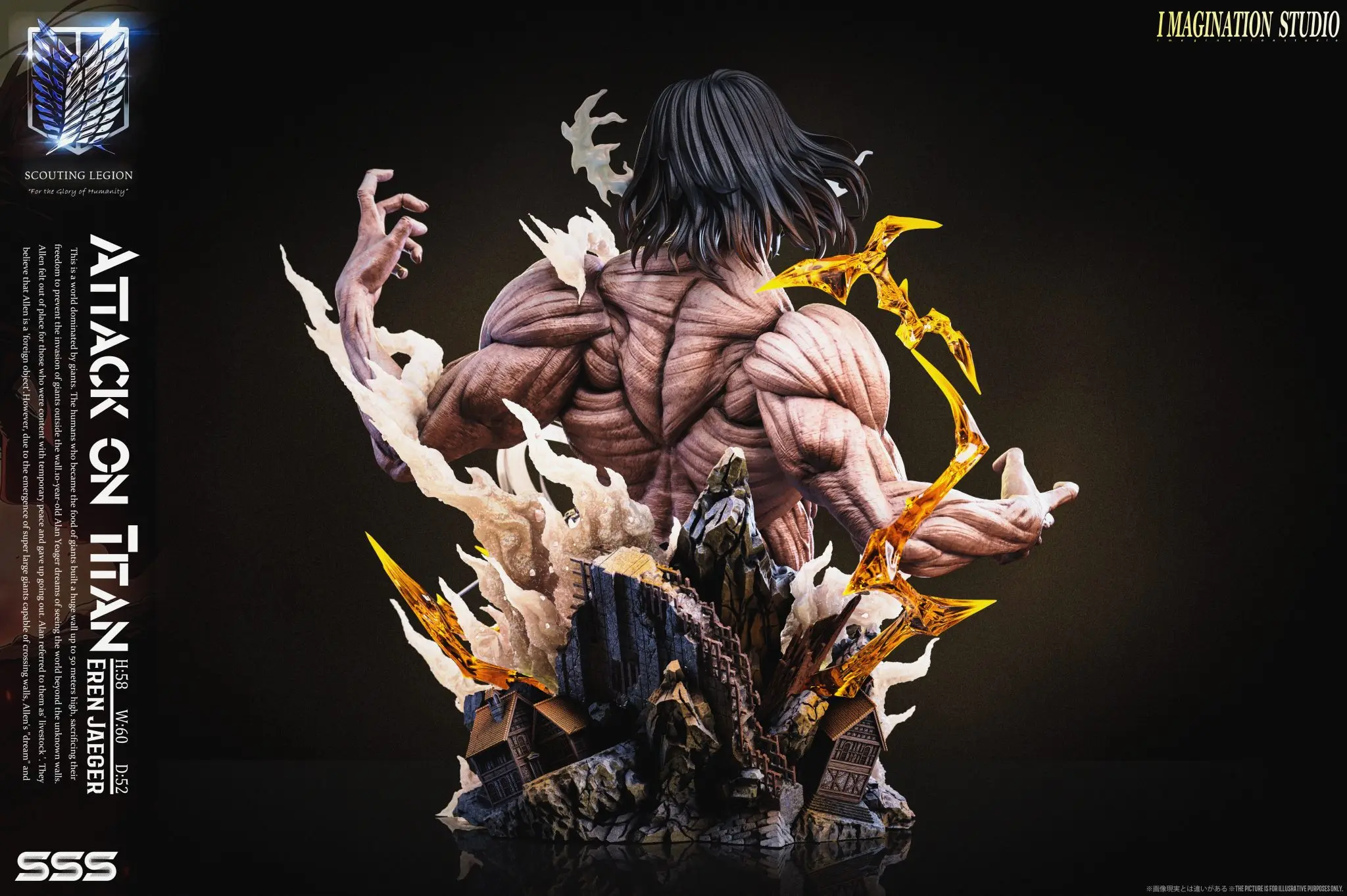 【Pre-sale】1/6 Scale Eren-Attack on Titan-Imagination Studio