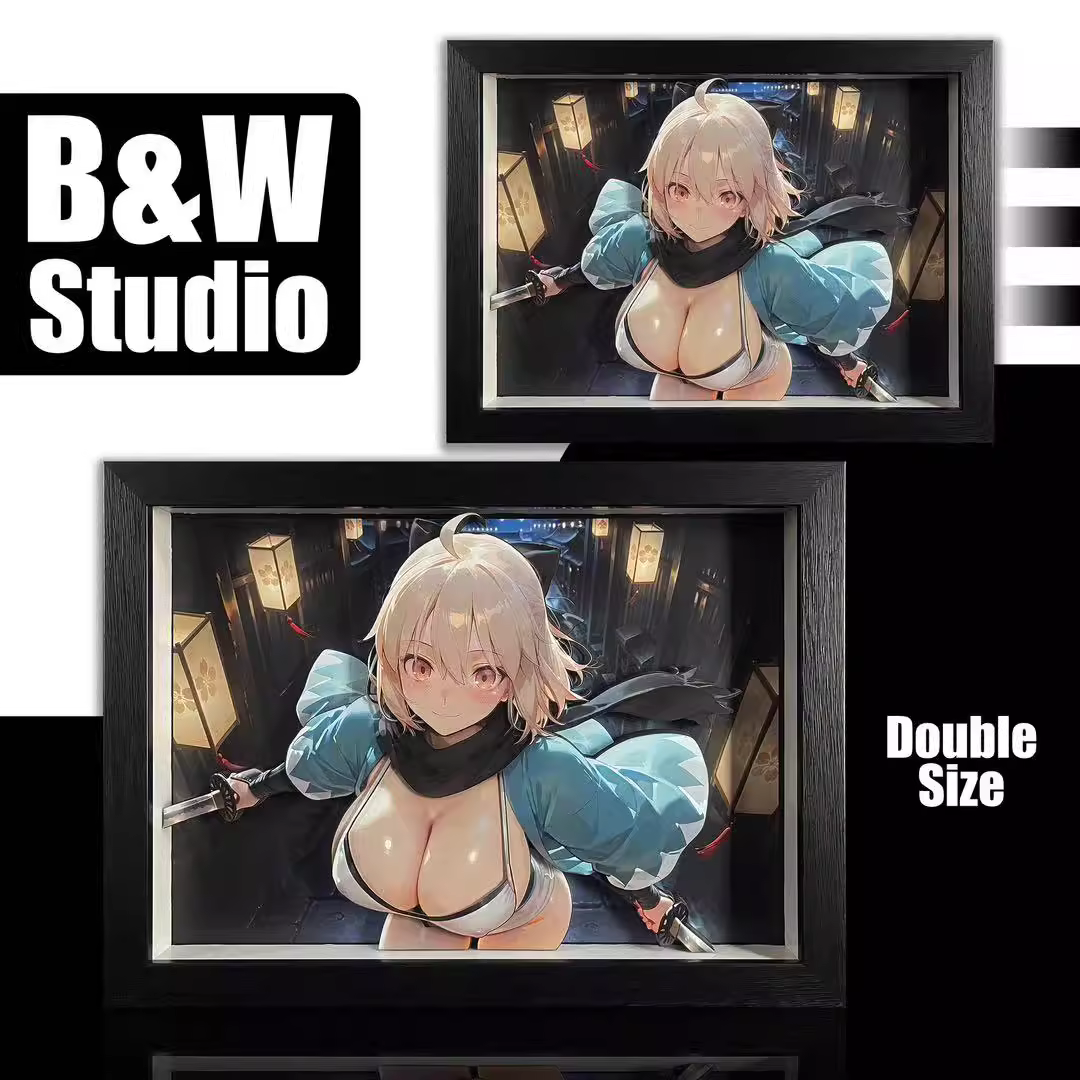 【Pre-sale】Decorative Painting of Okita Souji (Alter)-Fate/Grand Order-Black and White Studio