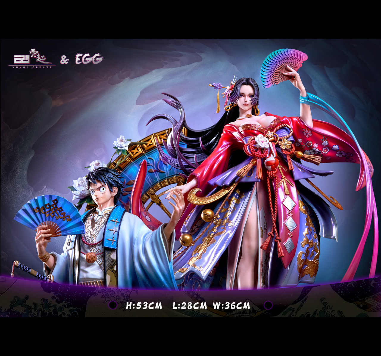 【Pre-sale】1/6 Scale Luffy and Boa-YunQi and EGG Studios