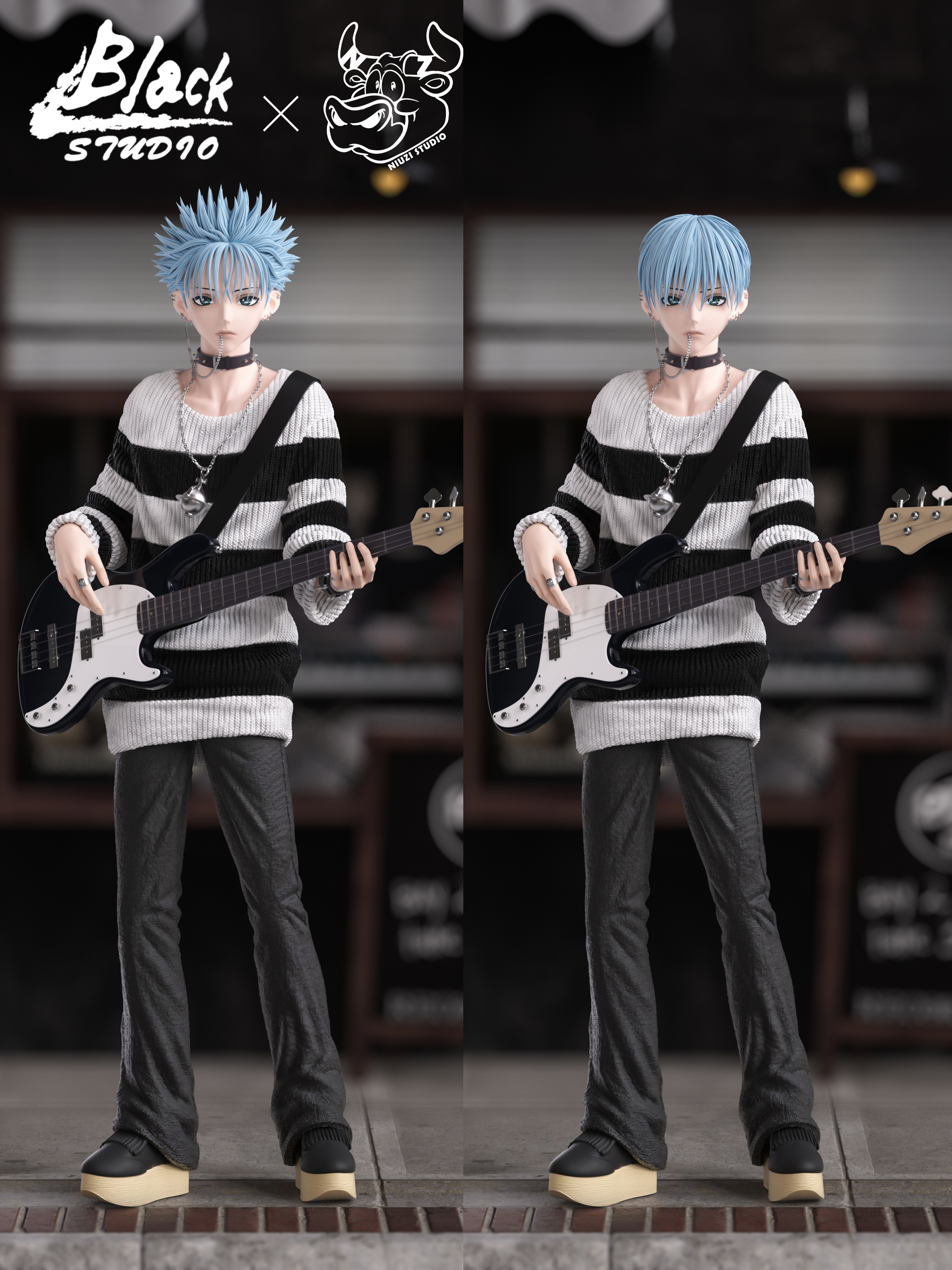 【Pre-sale】1/6 Scale Okazaki Shinichi 2.0-Nana-BLACK and NIUZI Studio