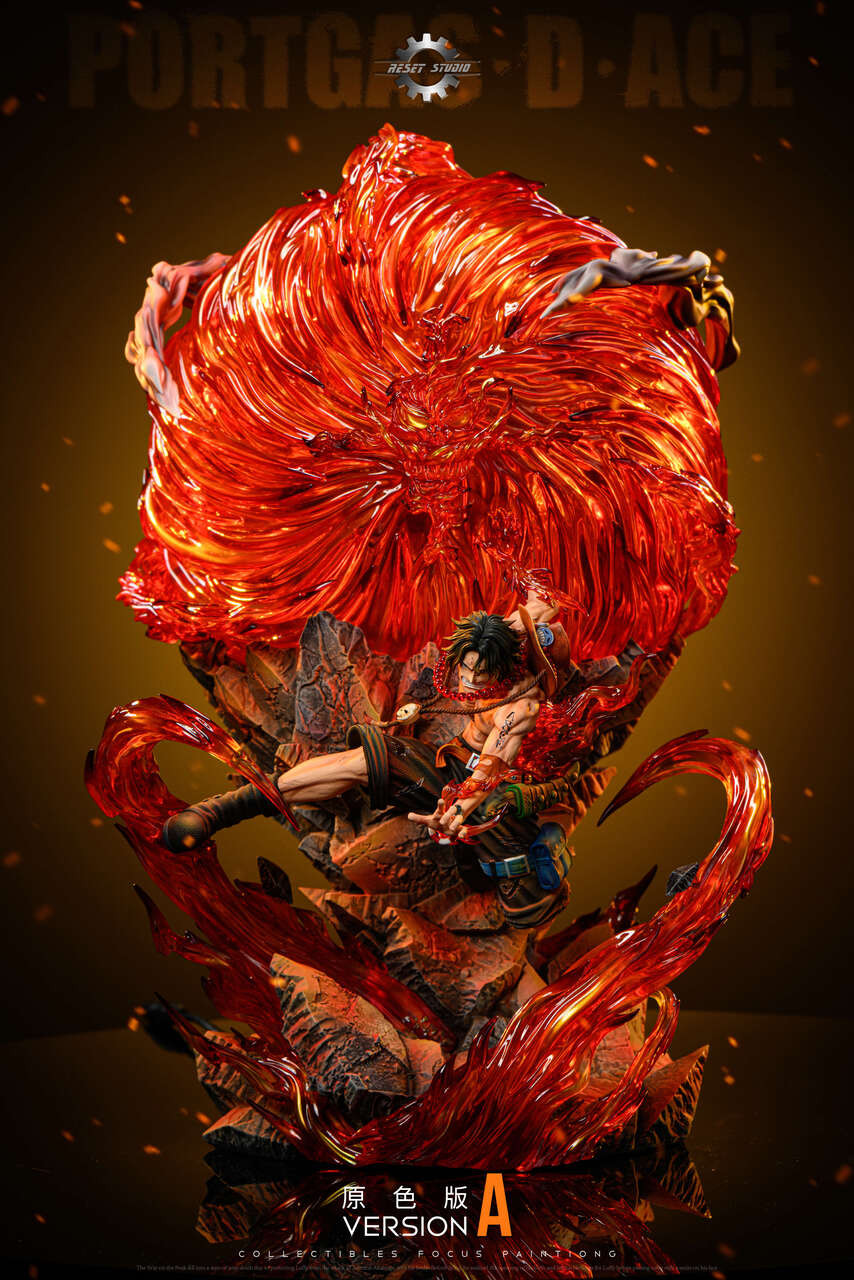 【Pre-sale】POP Scale Portgas D Ace with LED-Reset Studio