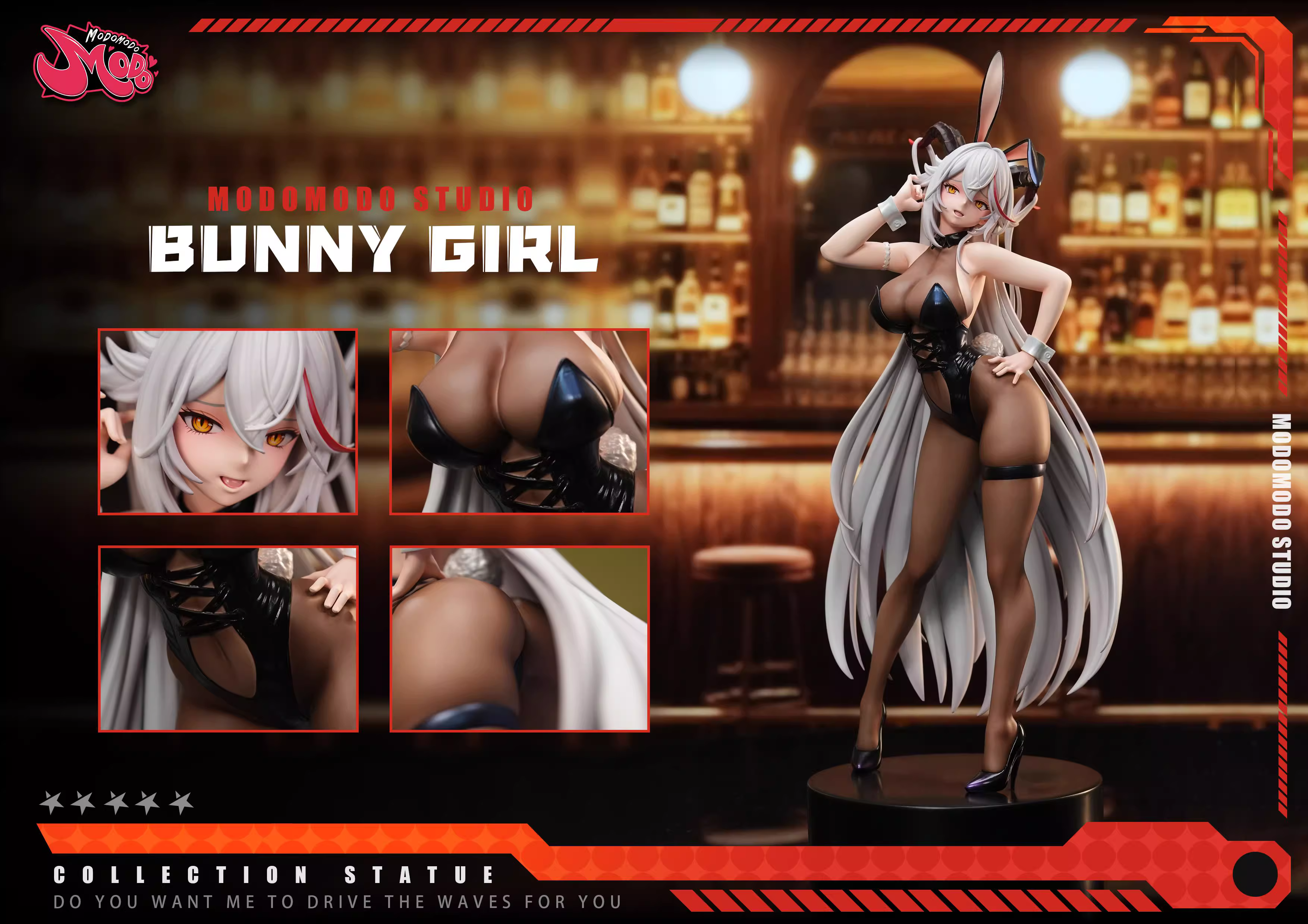 【Pre-sale】1/6 and 1/4 Scale Bunny Girl Aegir-Azur Lane-modomodo Studio