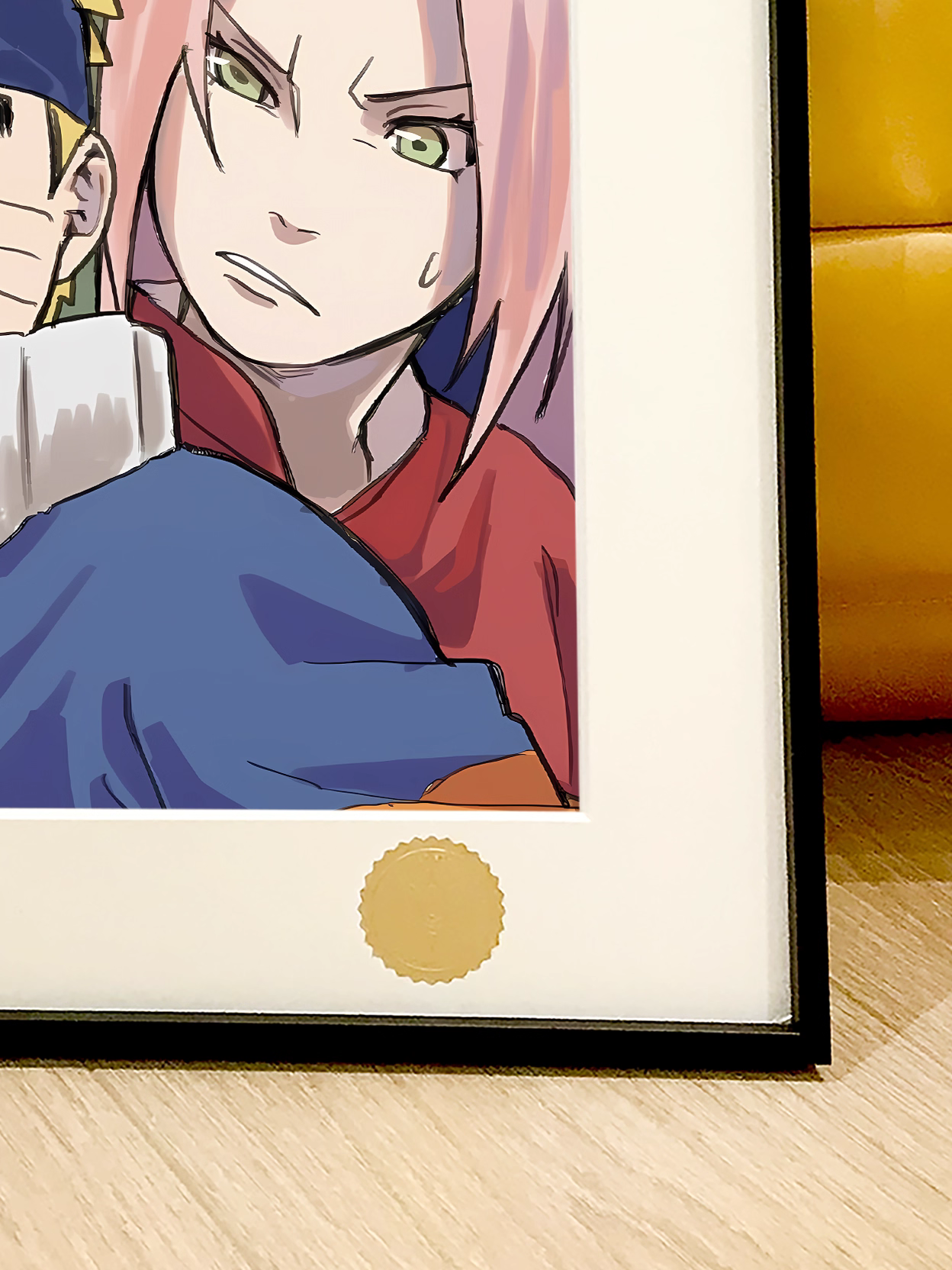 【Pre-sale】Decorative Painting of Uzumaki Naruto, Kakashi, Sakura and Sasuke-XingKong Studio