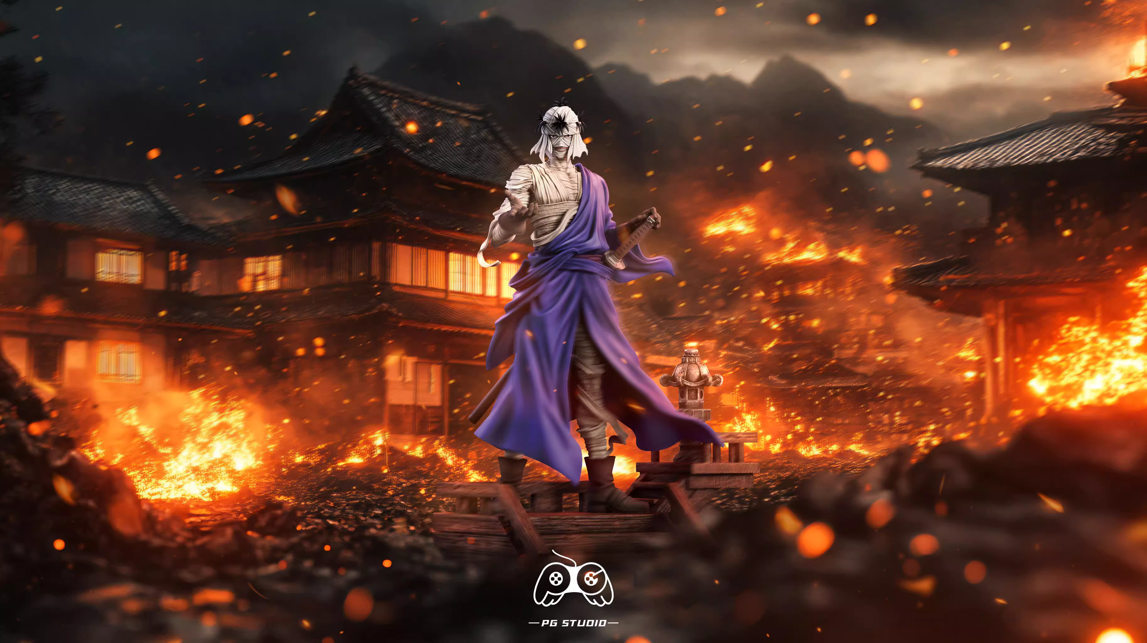 【Pre-sale】1/6 Scale Shishio makoto-Rurouni Kenshin-PG Studio