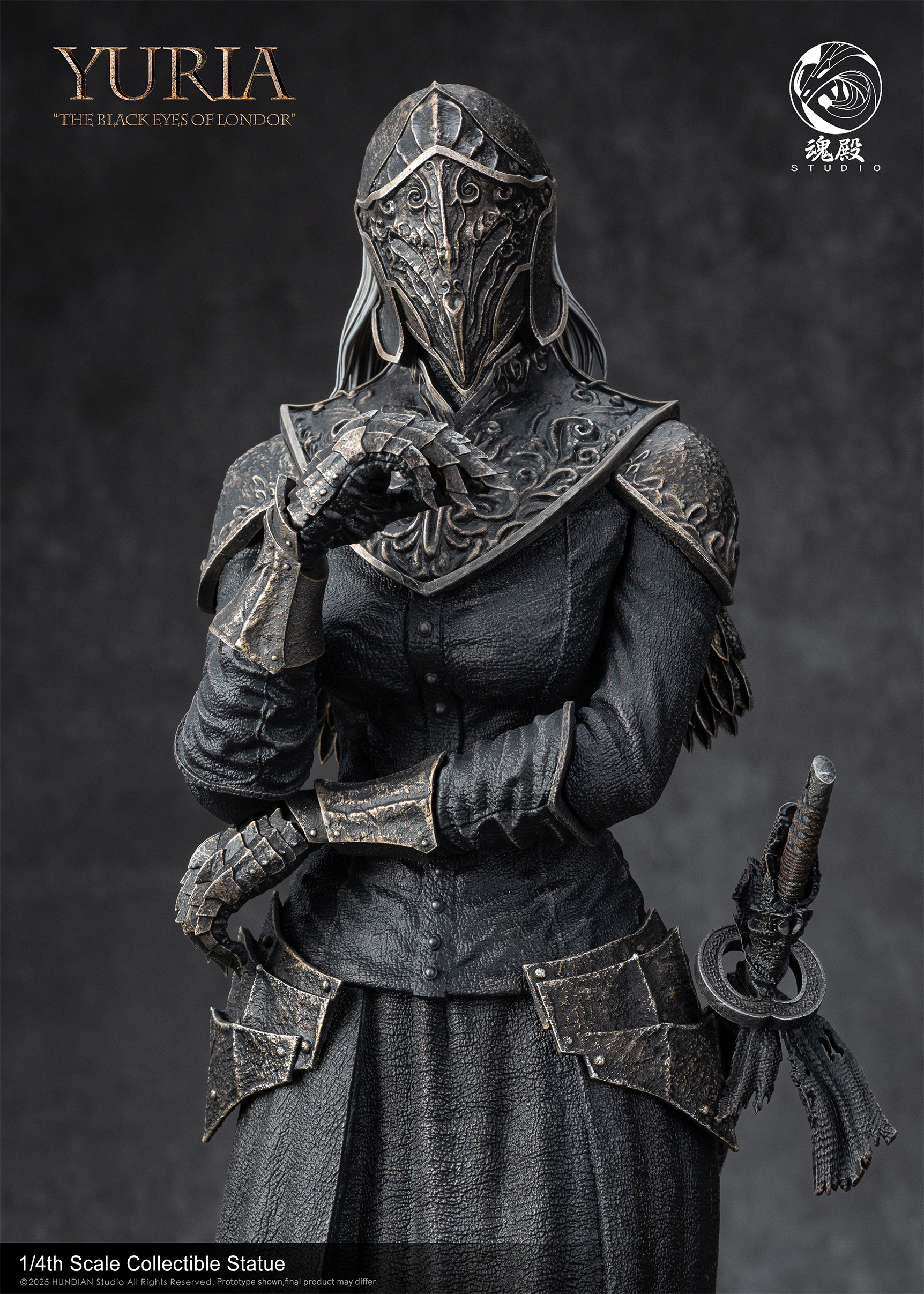 【Pre-sale】1/4 Scale The Black Eyes of Londor Yuria-Dark Souls-Hundian STUDIO
