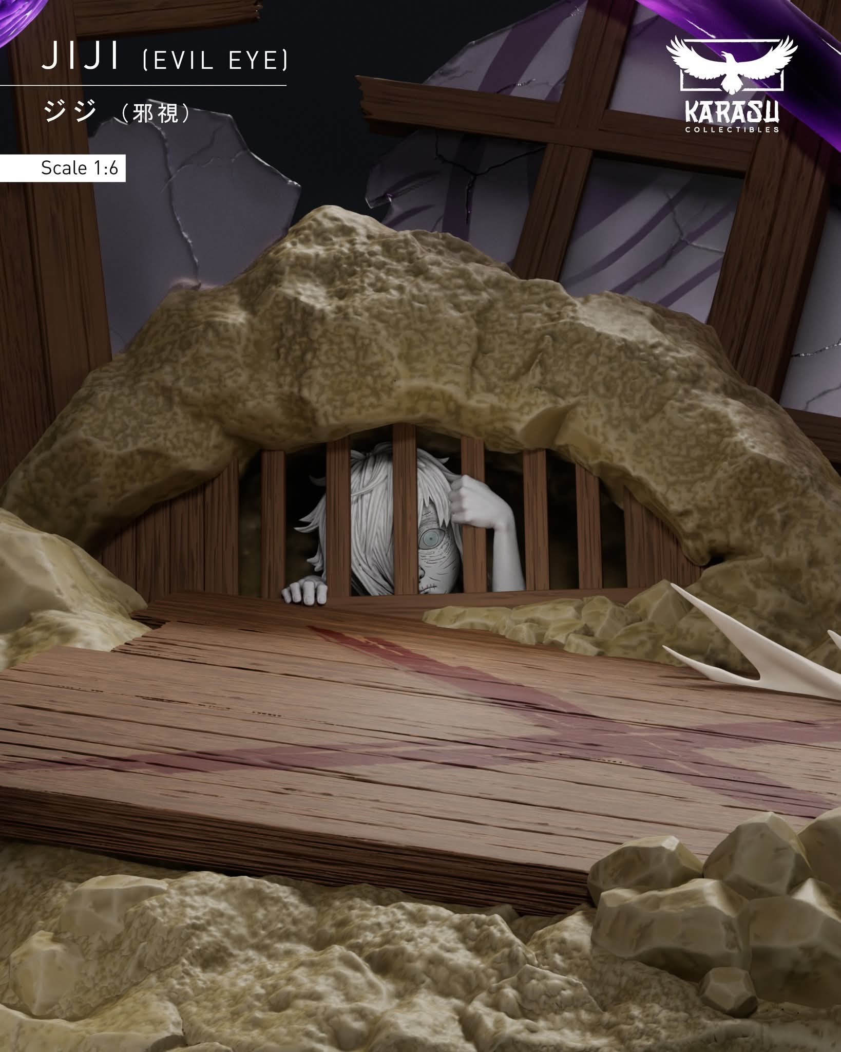 【Pre-sale】JiJi Evil eye with LED-Karasu Collectibles Studio