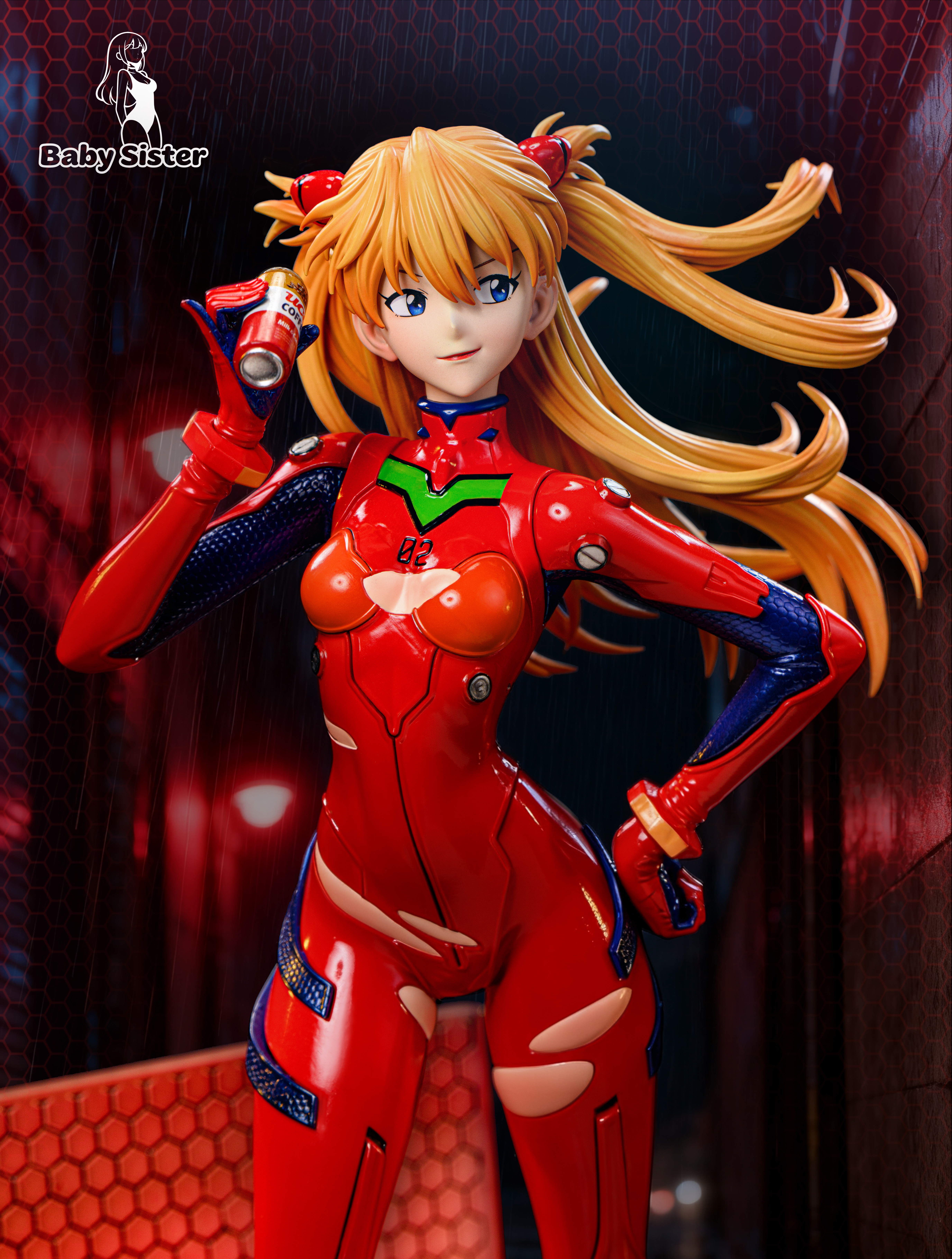 【Pre-sale】1/6 Scale Baverage Asuka-EVA-Baby Sister Studio