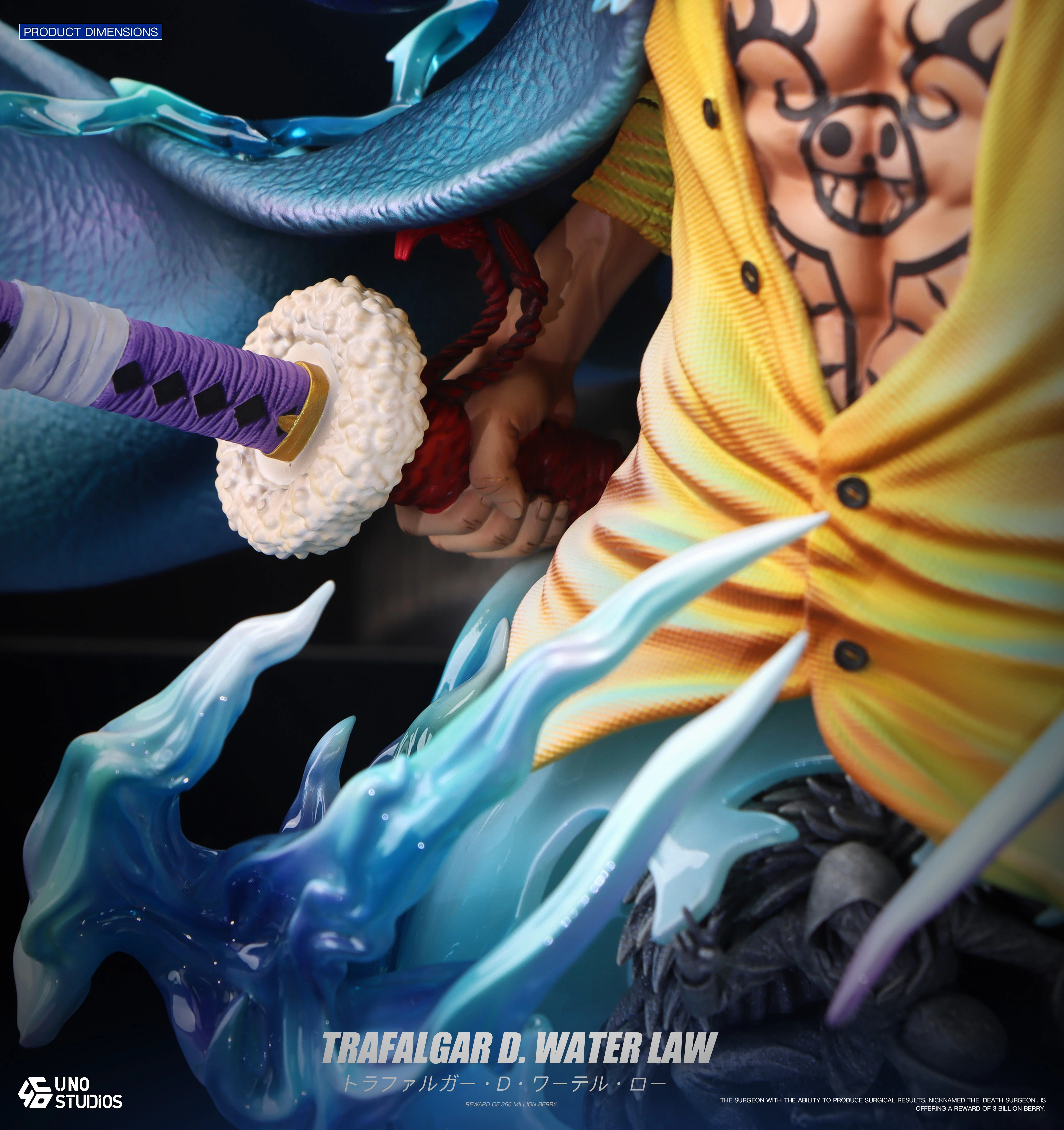【Pre-sale】1/4 Scale Bust of Trafalgar D. Water Law-UNO Studio
