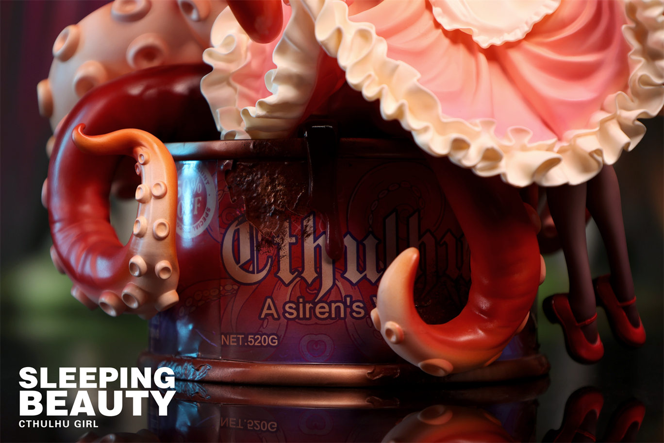 【Pre-sale】Sleeping Beauty-Cthulhu Girl-Abyss Bloom, Phantom Blue and Crimson Tide-WeArtDoing Studio
