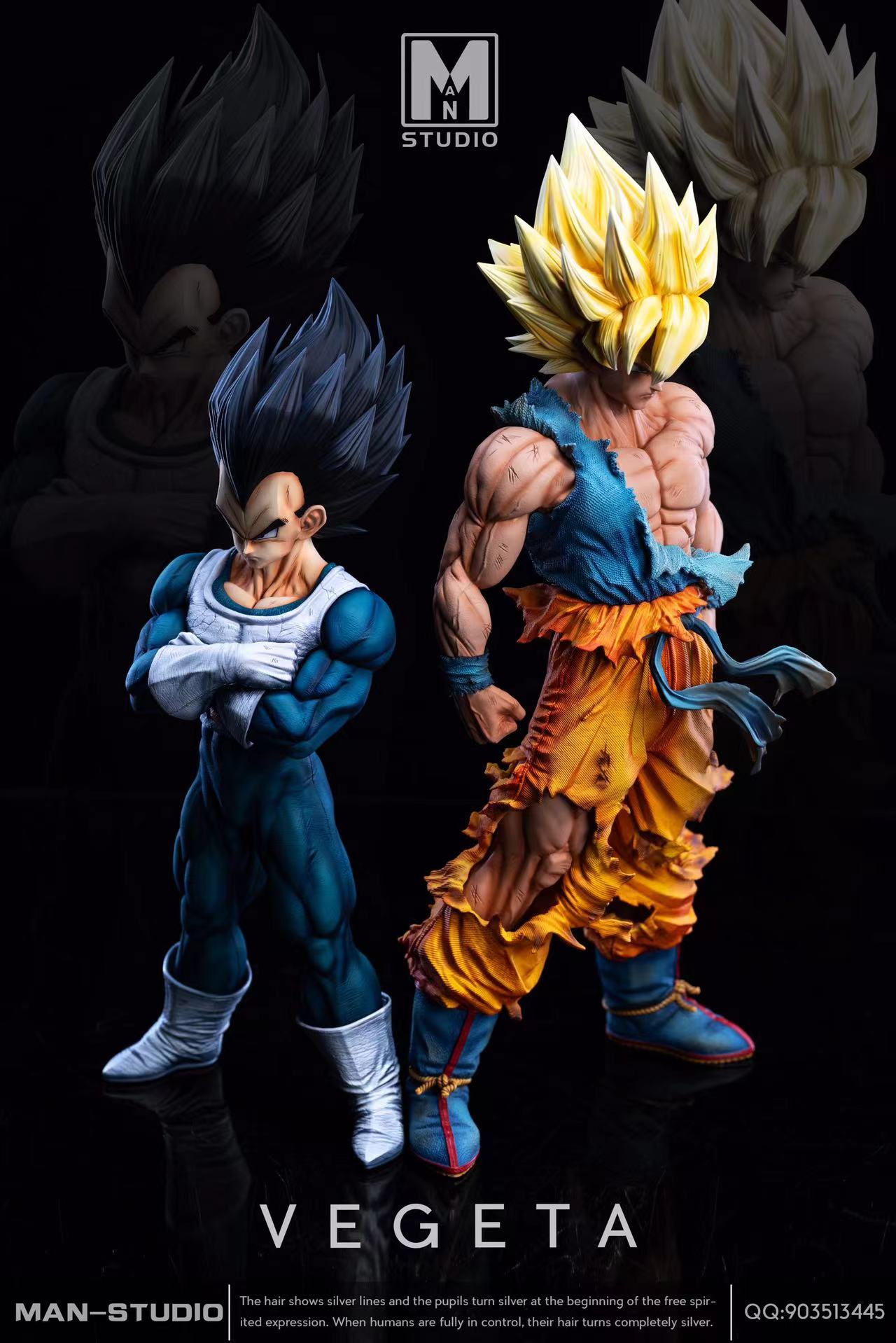【Pre-sale】1/6 Scale 004 Vegeta-MAN Studio
