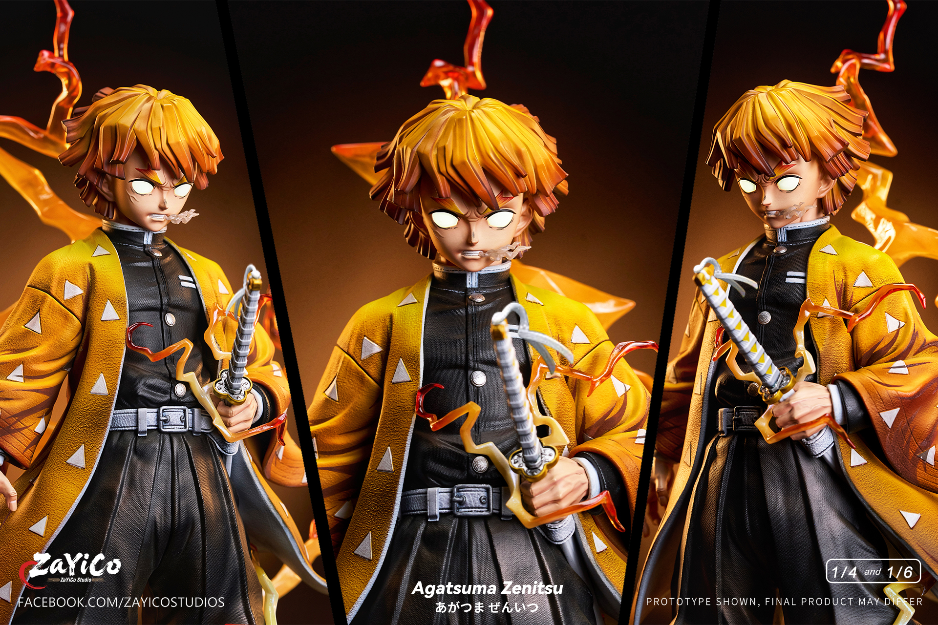 【Pre-sale】1/6 and 1/4 Scale Agatsuma Zenitsu-Zayico Studio