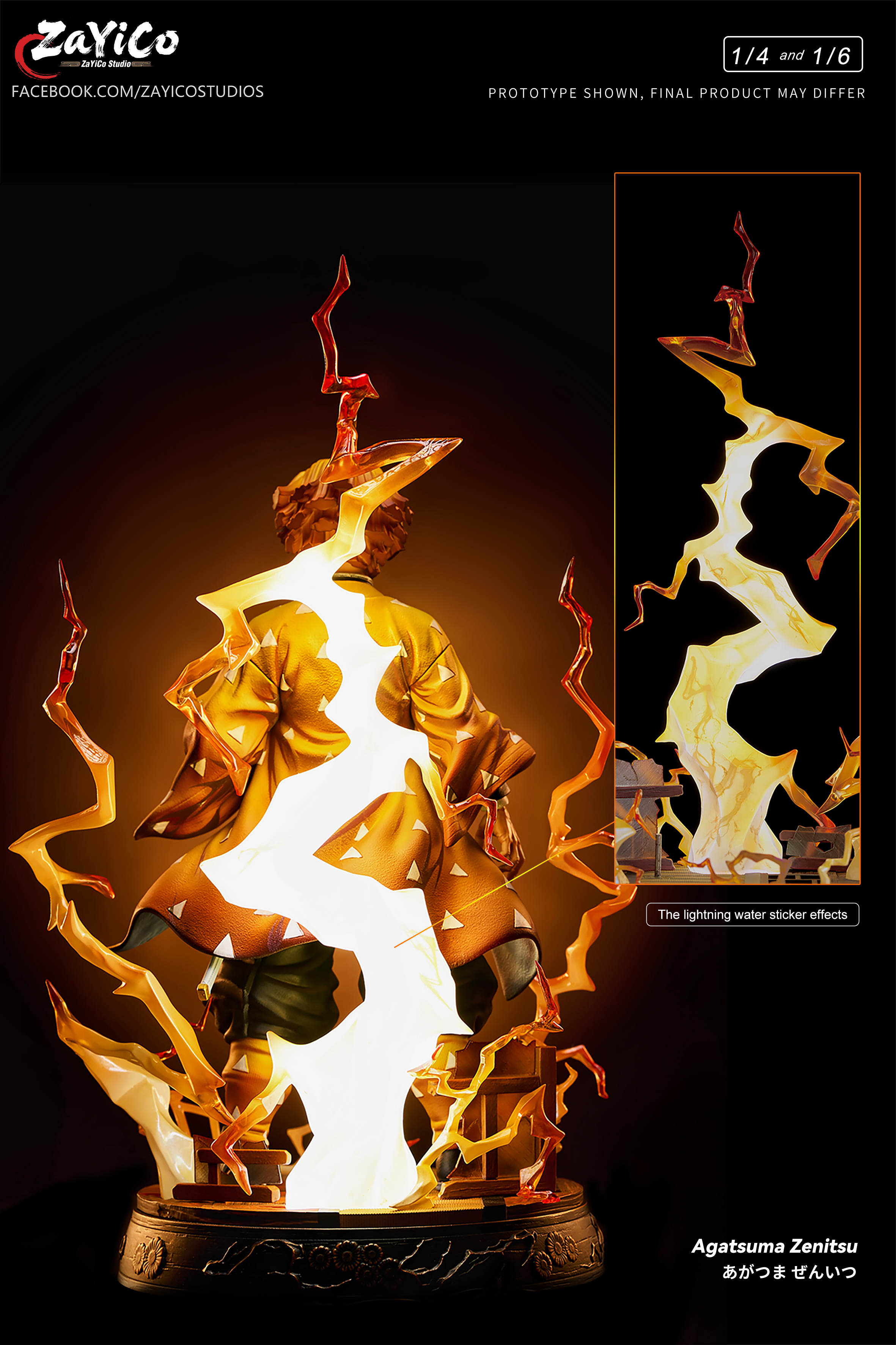 【Pre-sale】1/6 and 1/4 Scale Agatsuma Zenitsu-Zayico Studio