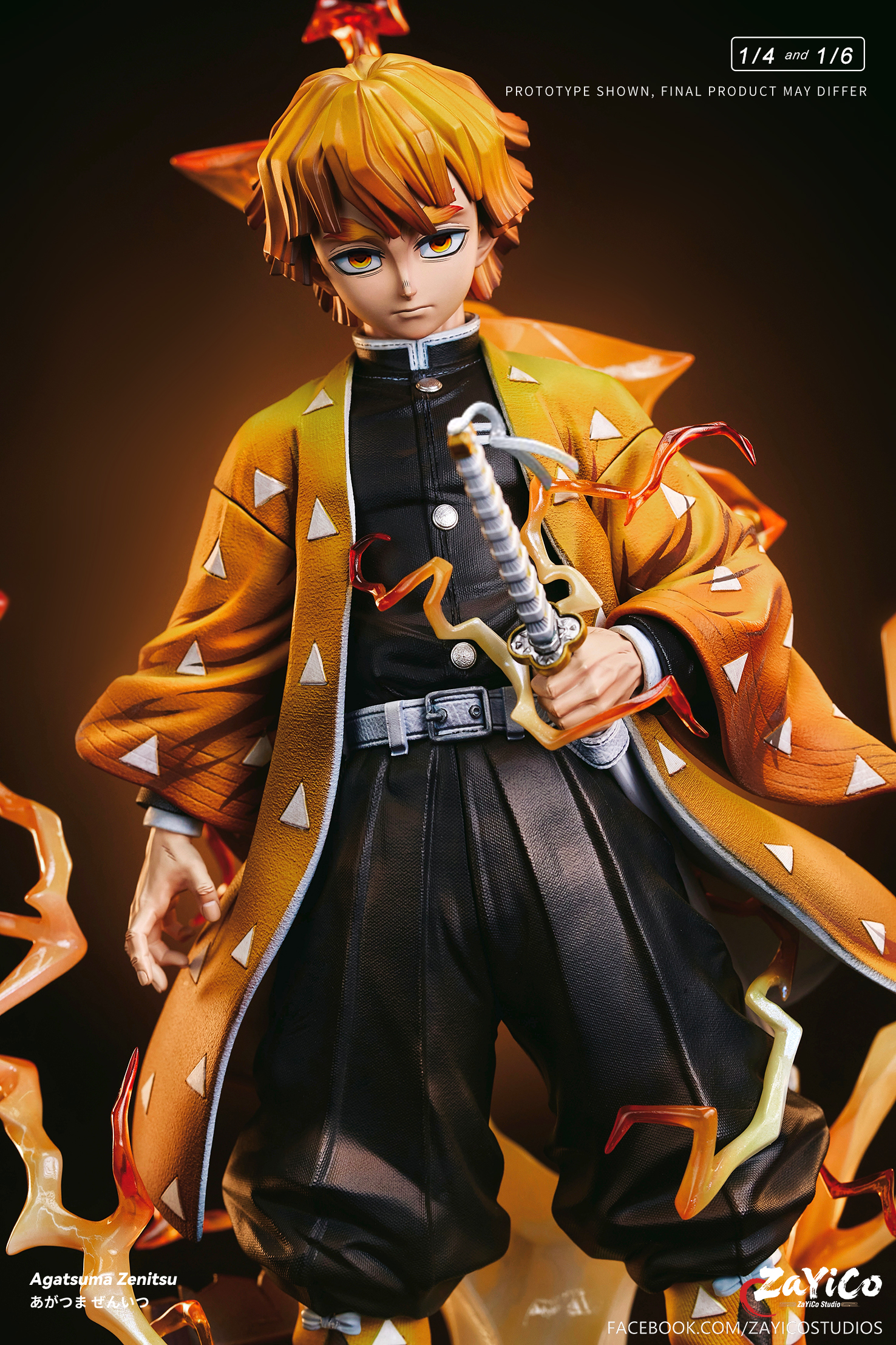 【Pre-sale】1/6 and 1/4 Scale Agatsuma Zenitsu-Zayico Studio