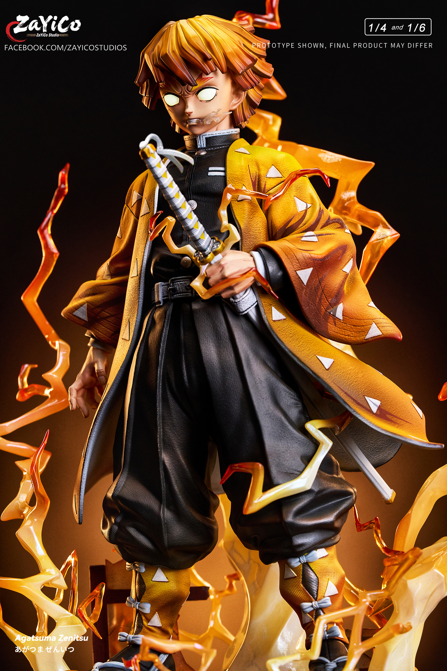 【Pre-sale】1/6 and 1/4 Scale Agatsuma Zenitsu-Zayico Studio