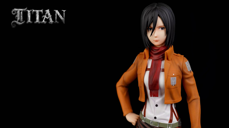 【Pre-sale】1/6 Scale Mikasa Ackerman and Keith Shadis-Titan Studio