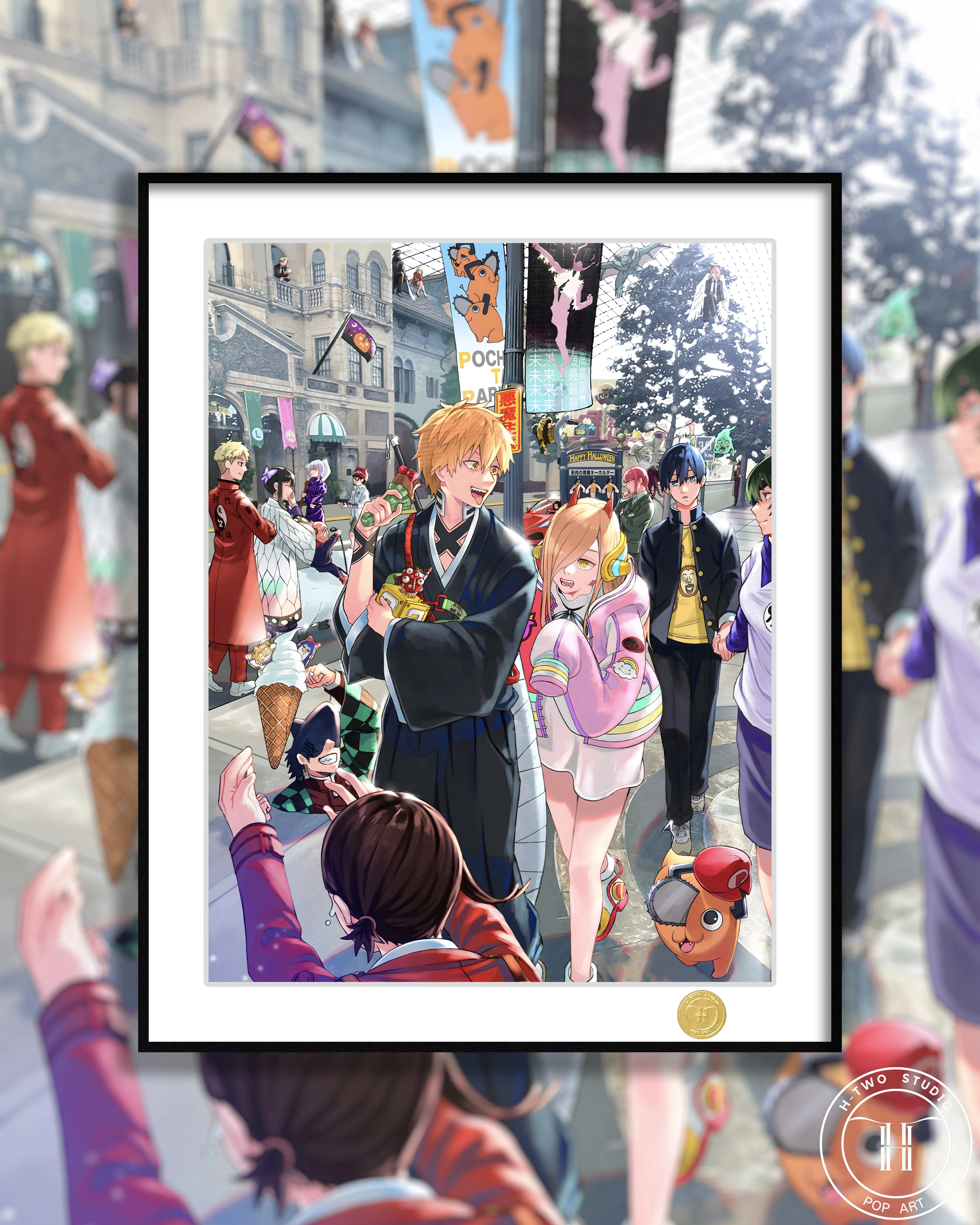 【Pre-sale】Decorative Painting of Cinema Denji and Power-H2 Studio