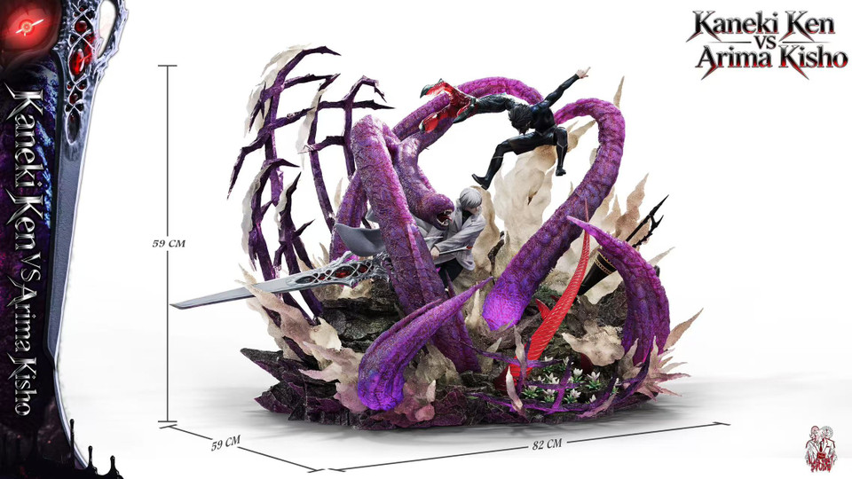 【Pre-sale】1/6 Scale Kaneki Ken VS Arima Kisho-Black Goat Studio