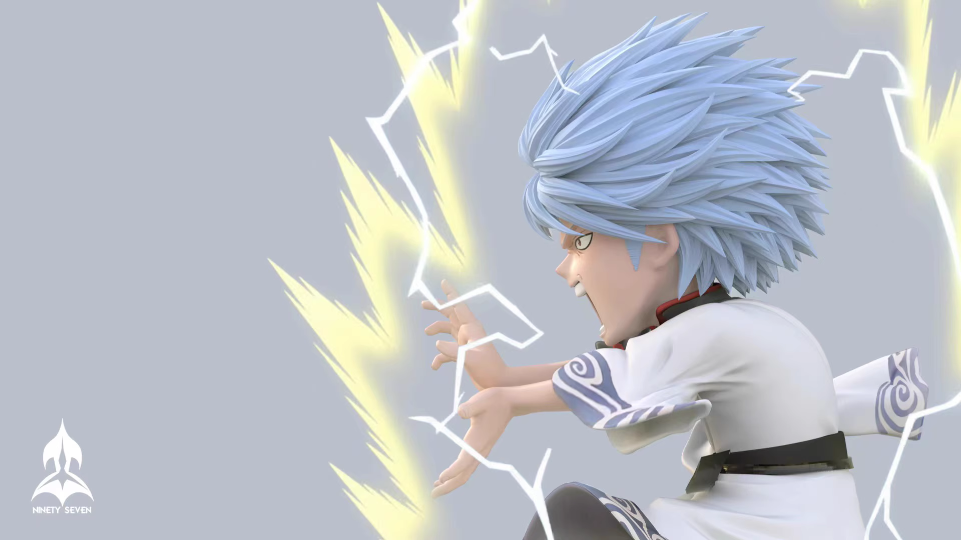 【Pre-sale】Q Version Sakata Gintoki, Shimura Shinpachi and Kagura-NINETY SEVEN Studio