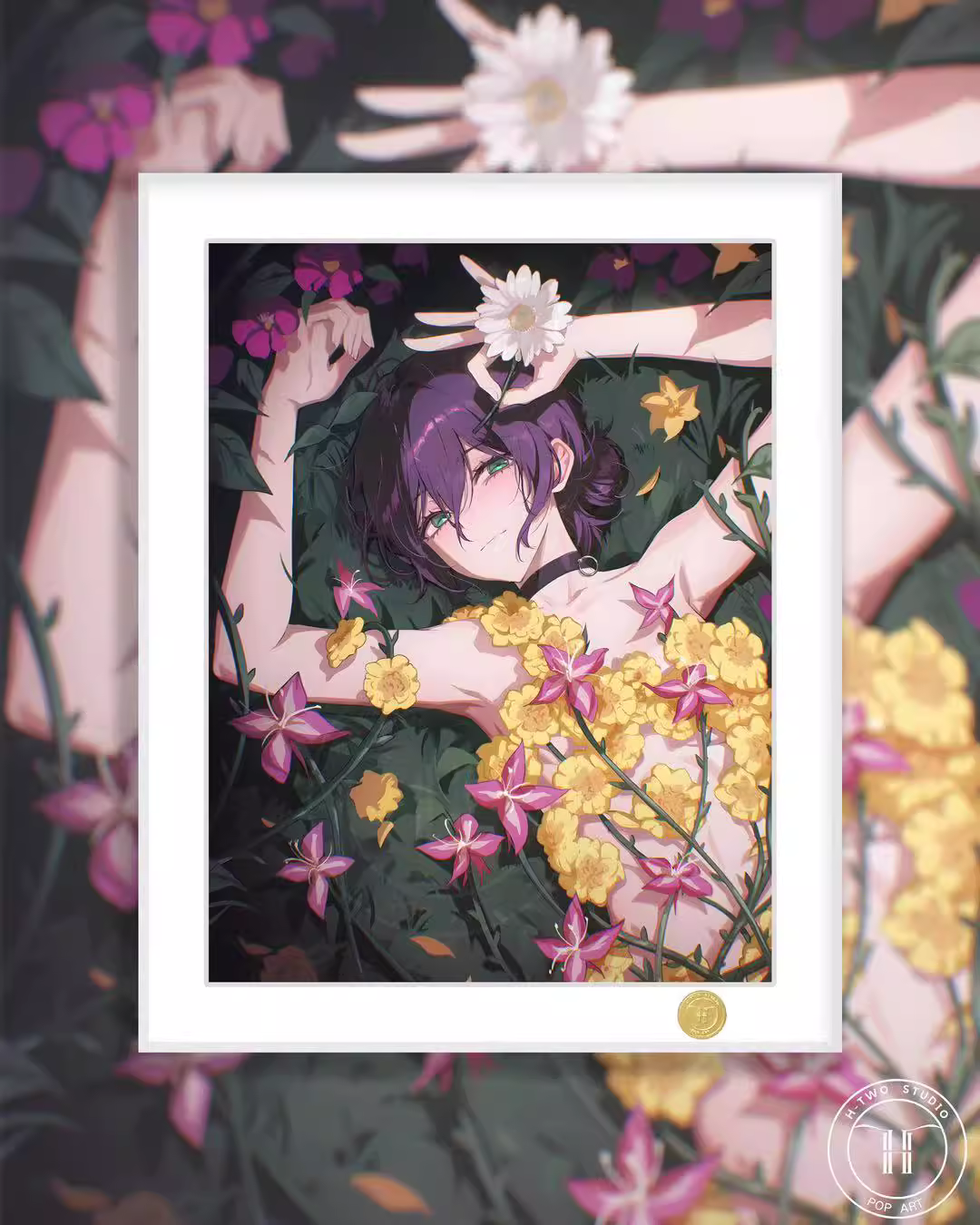 【Pre-sale】Decorative Painting of Flower Reze-H2 Studio