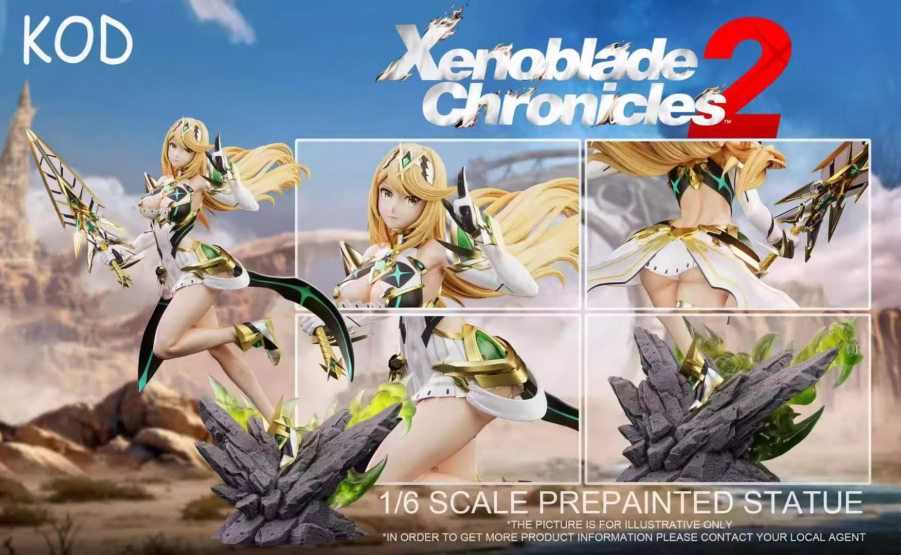 【Pre-sale】1/6 and 1/4 Scale Green, Mythra and Pyra-K 0 D Studio