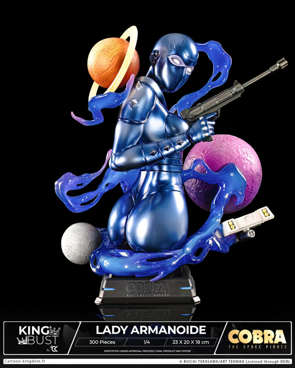 【Pre-sale】1/6 Scale Bust of The space pirate Cobra Lady Armanoide Licensed-Cartoon Kingdom Studio