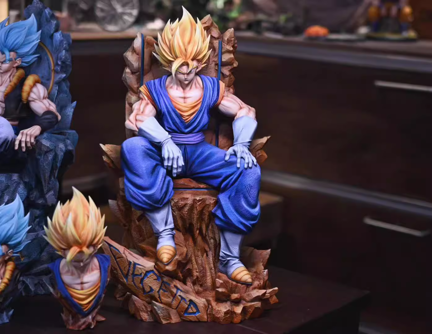 【Pre-sale】1/4 Scale Throne Vegetto and Gogeta-DW Studio