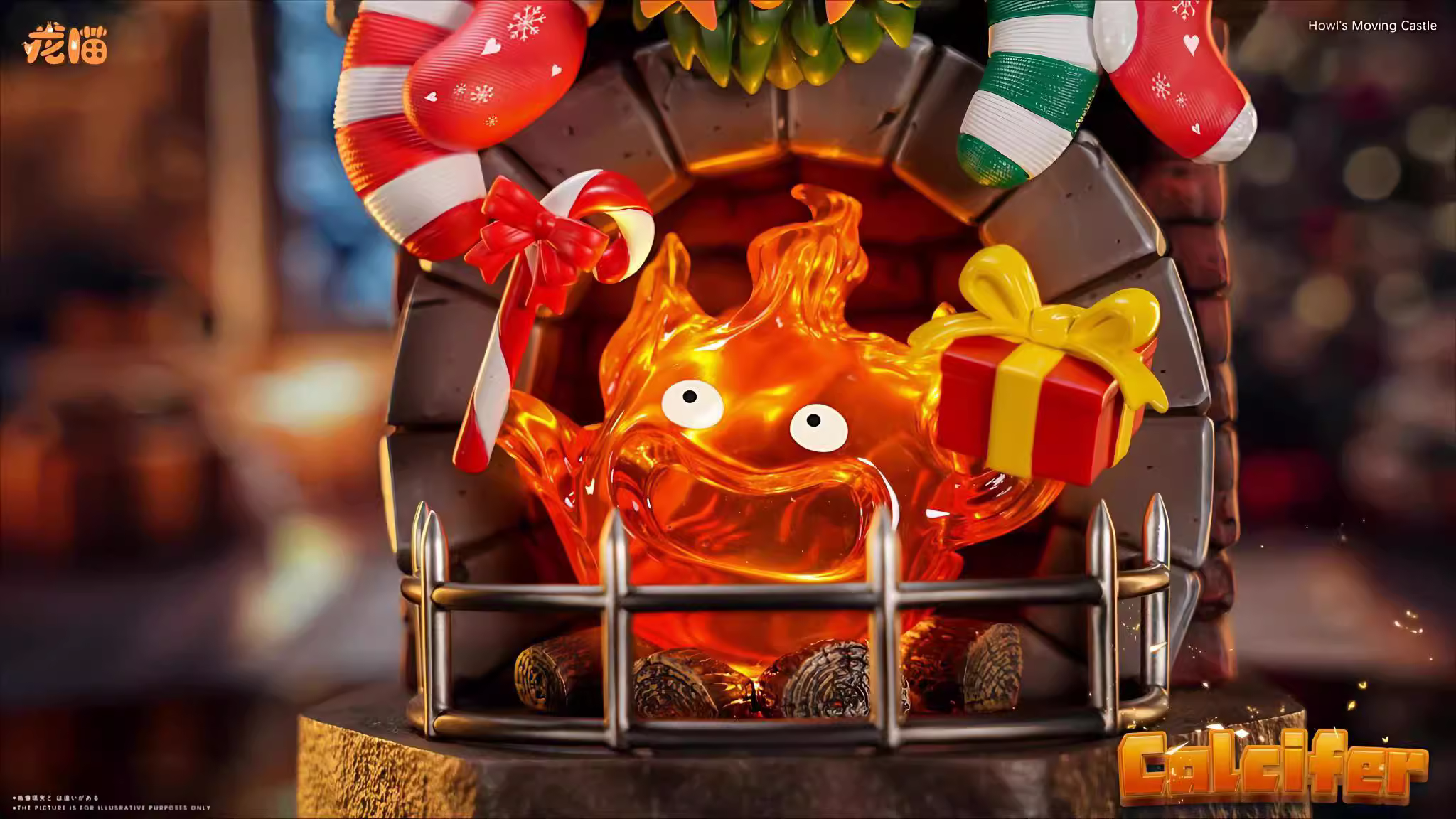 【Pre-sale】Christmas Calcifer with LED-LongMiao Studio