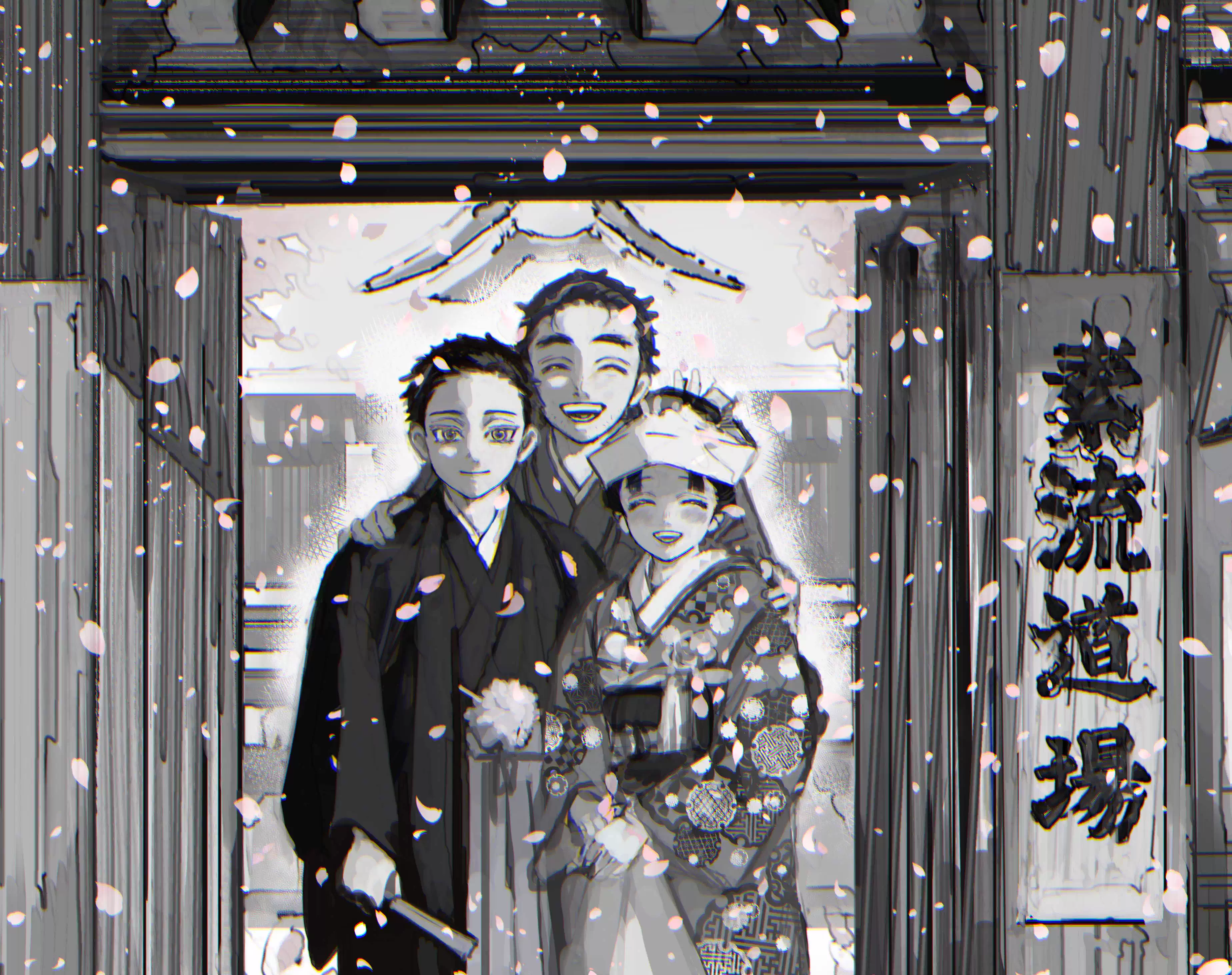 【Pre-sale】Decorative Painting of Akaza, Koyuki and けいぞう-H2 Studio