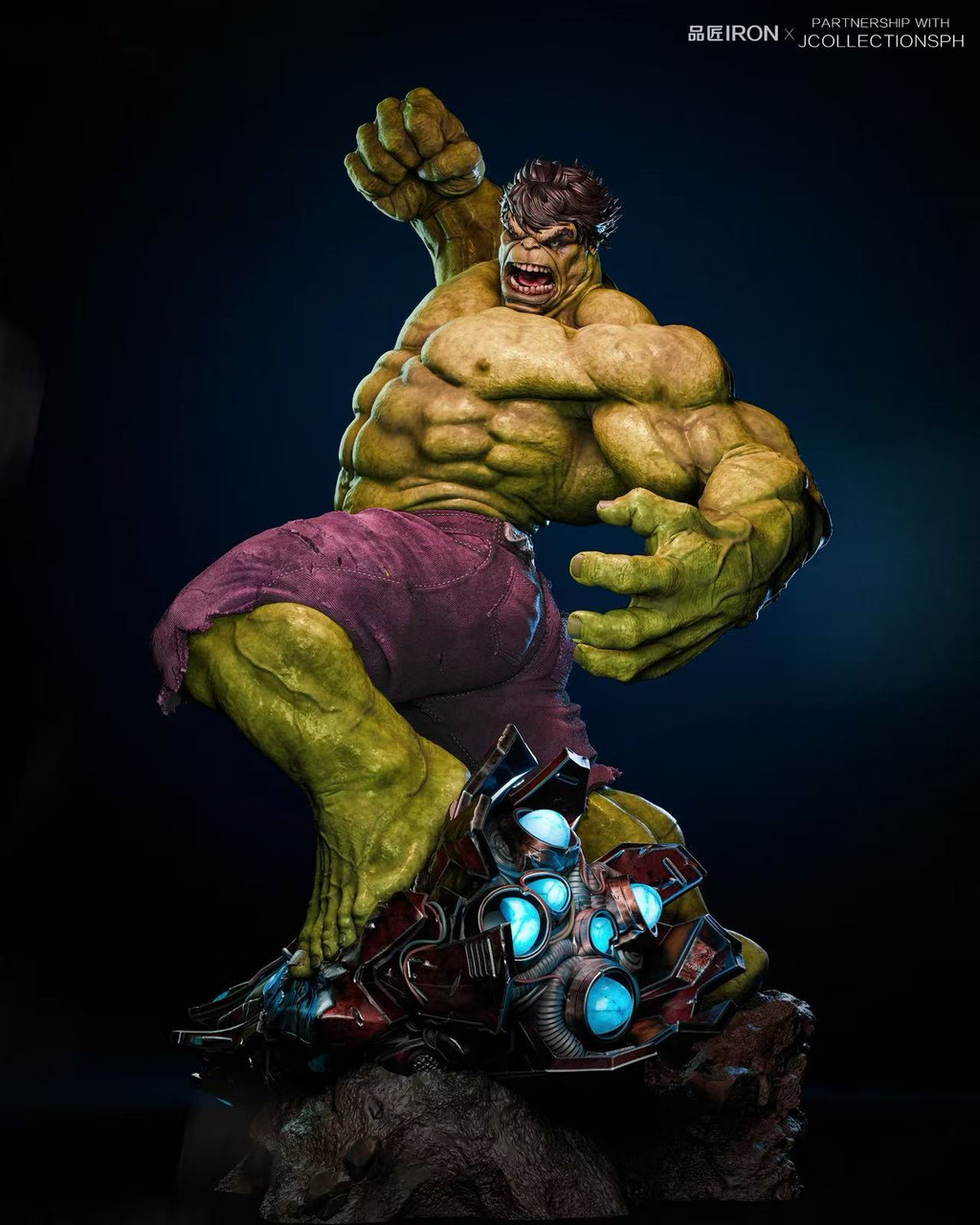 【Pre-sale】1/4 Scale Hulk with LED-IRON x JCOLLECTIONSPH Studio
