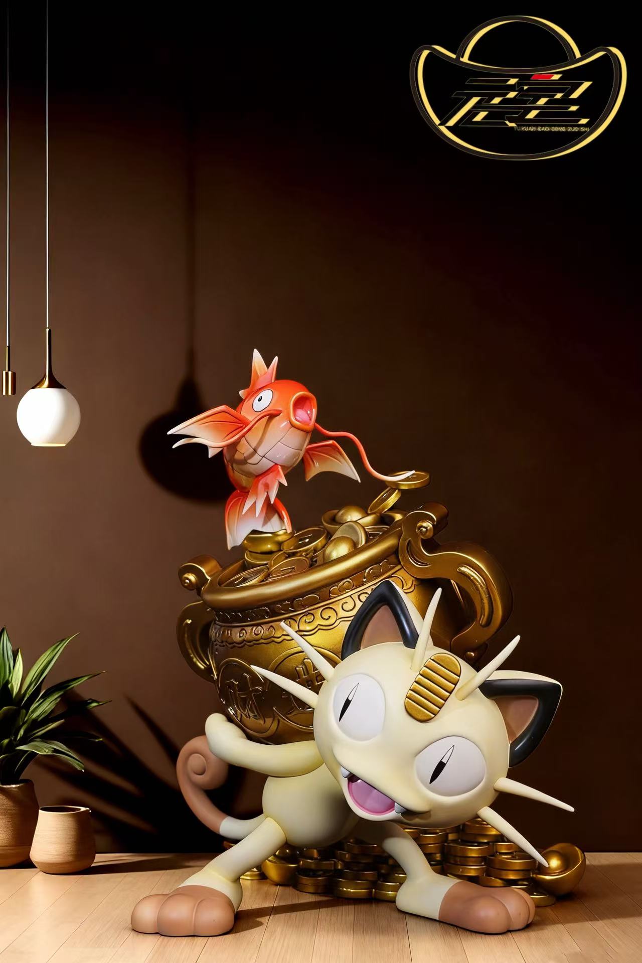 【Pre-sale】Wealth Attraction Cat and Fancy Carp-YuanBao Studio