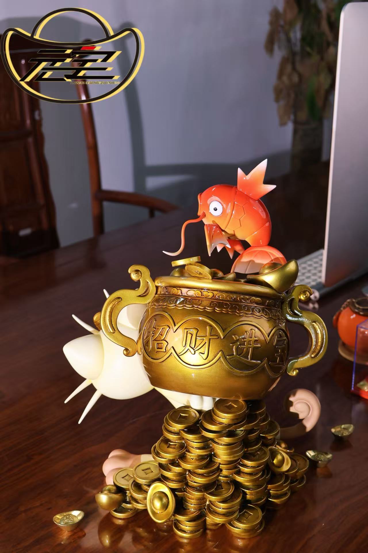 【Pre-sale】Wealth Attraction Cat and Fancy Carp-YuanBao Studio