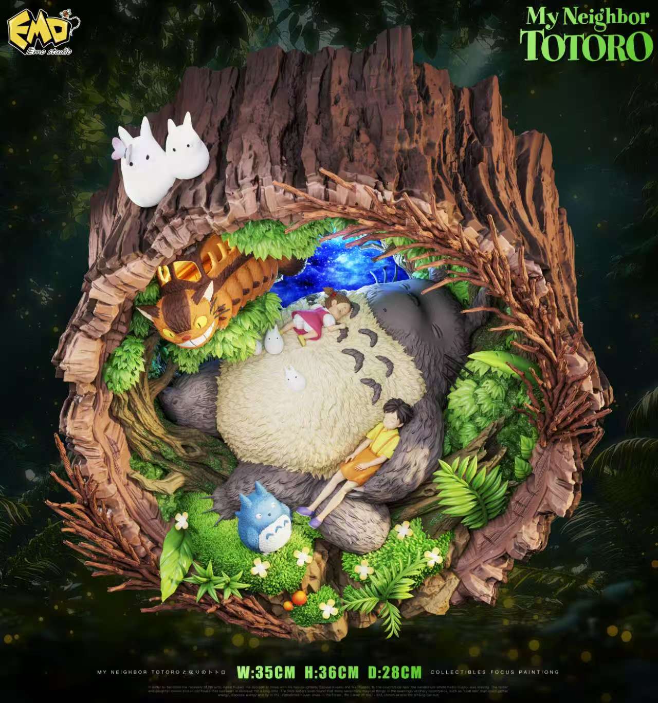 【Pre-sale】001 Midsummer Night's Dream Totoro with LED-EMD Studio