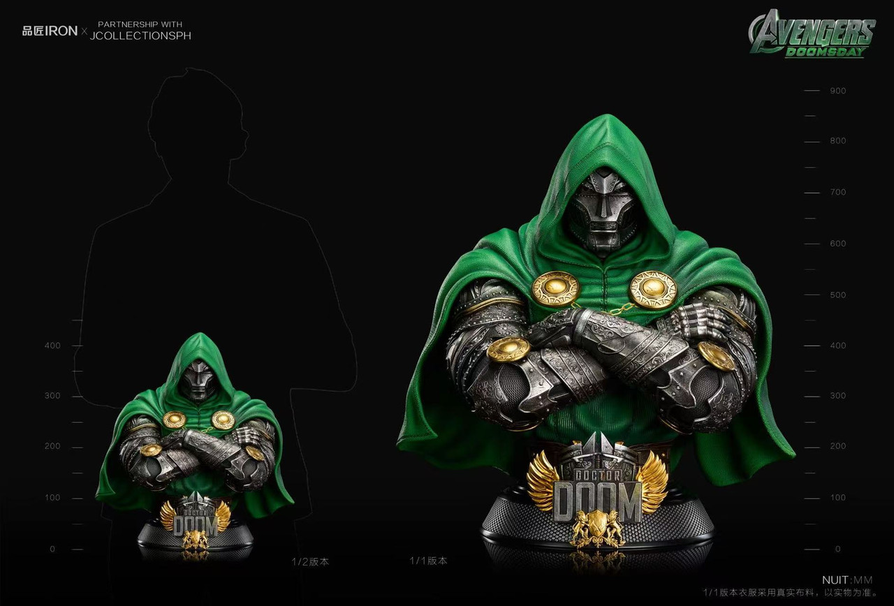 【Pre-sale】1/2 and 1/1 Scale Bust of Doctor Doom-IRON Studio