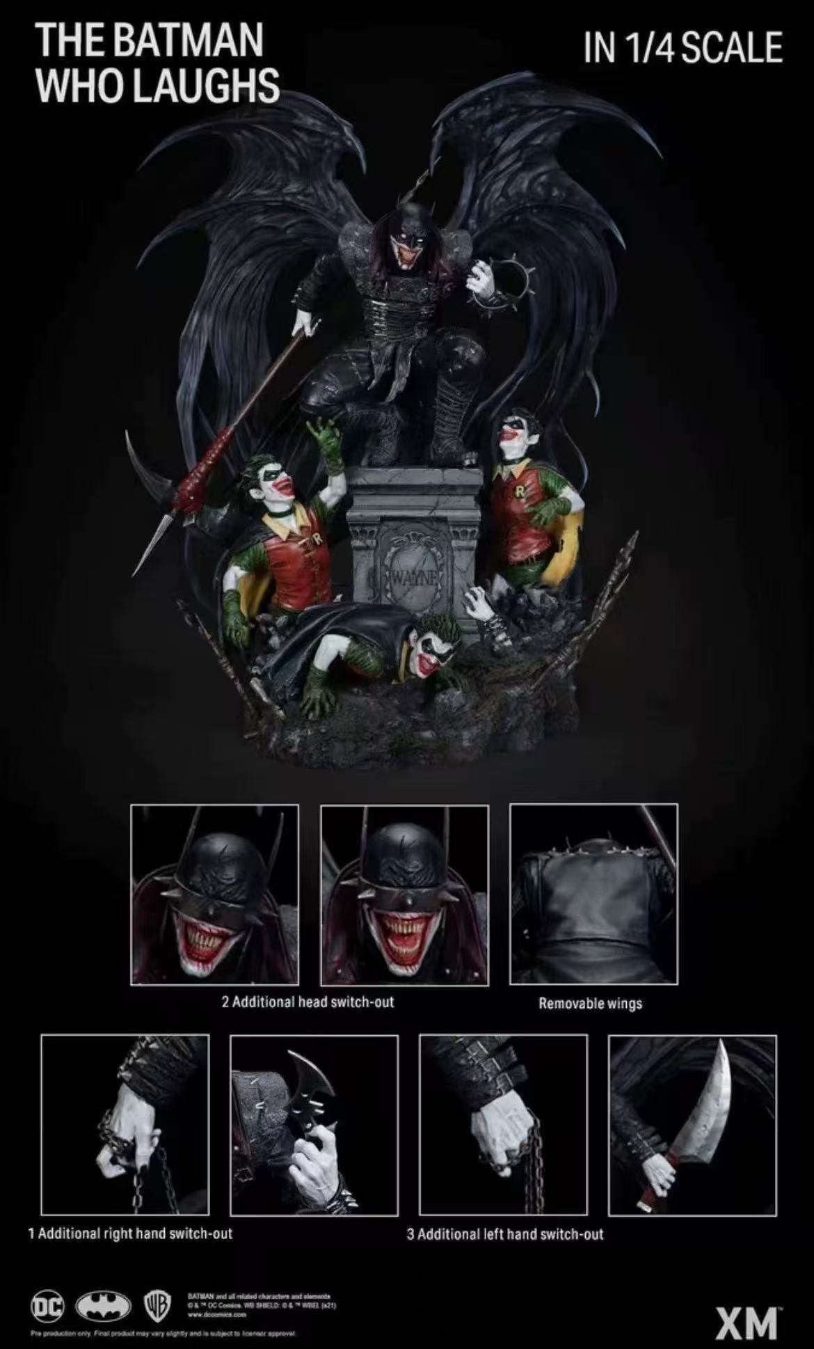 【In stock】1/4 Scale The Batman Who Laughs-XM Studio